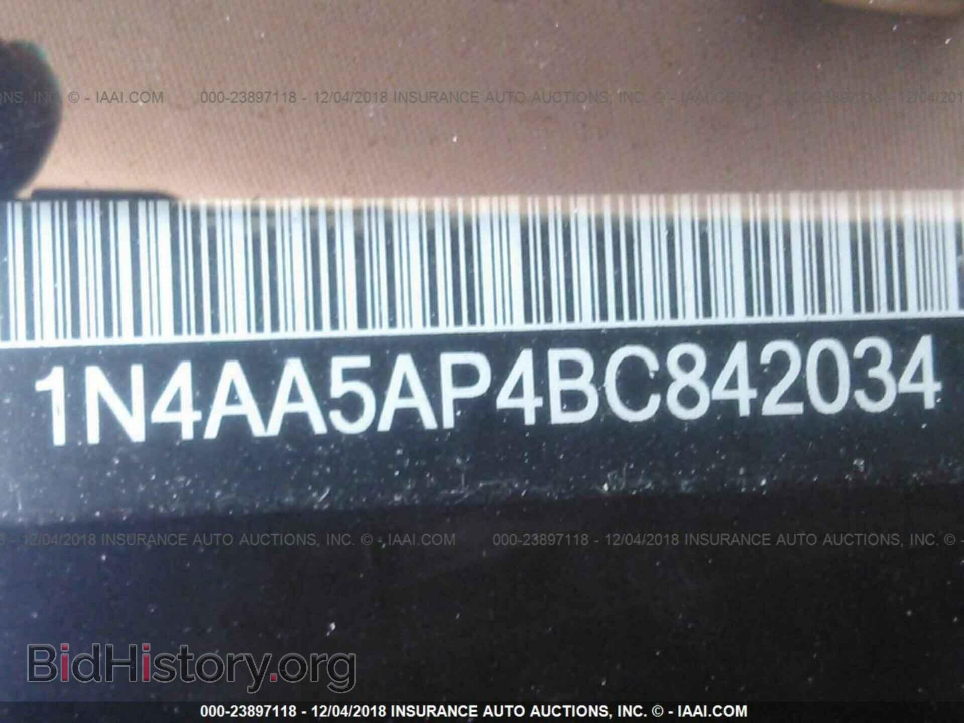2011 Nissan Maxima - VIN: 1N4AA5AP4BC842034 - Фото 9