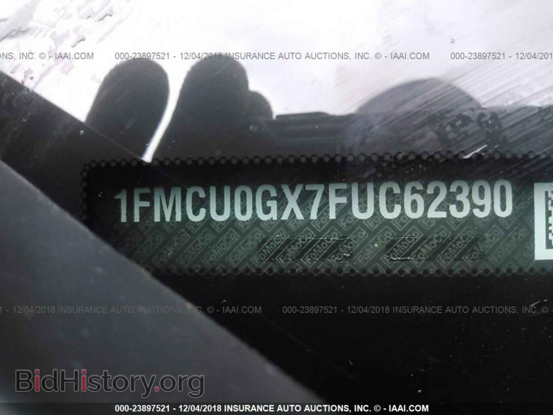 2015 FORD ESCAPE - VIN: 1FMCU0GX7FUC62390 - Фото 9