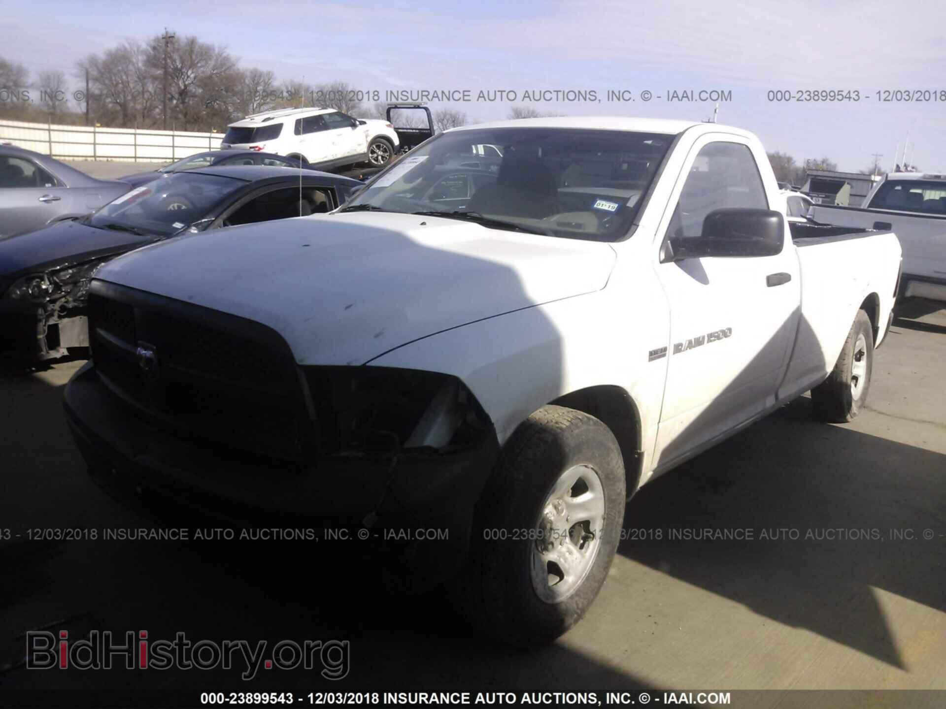 2012 DODGE RAM 1500 - VIN: 3C6JD6DT1CG154935 - Фото 2