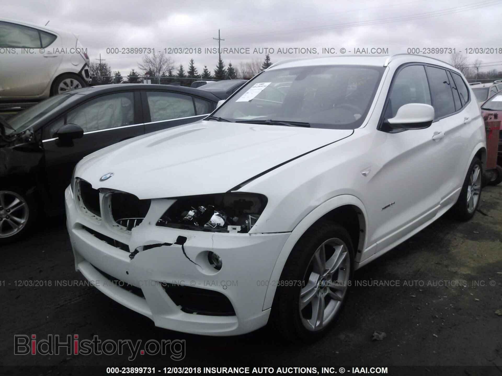 2014 BMW X3 - VIN: 5UXWX7C59E0E76441 - Фото 2