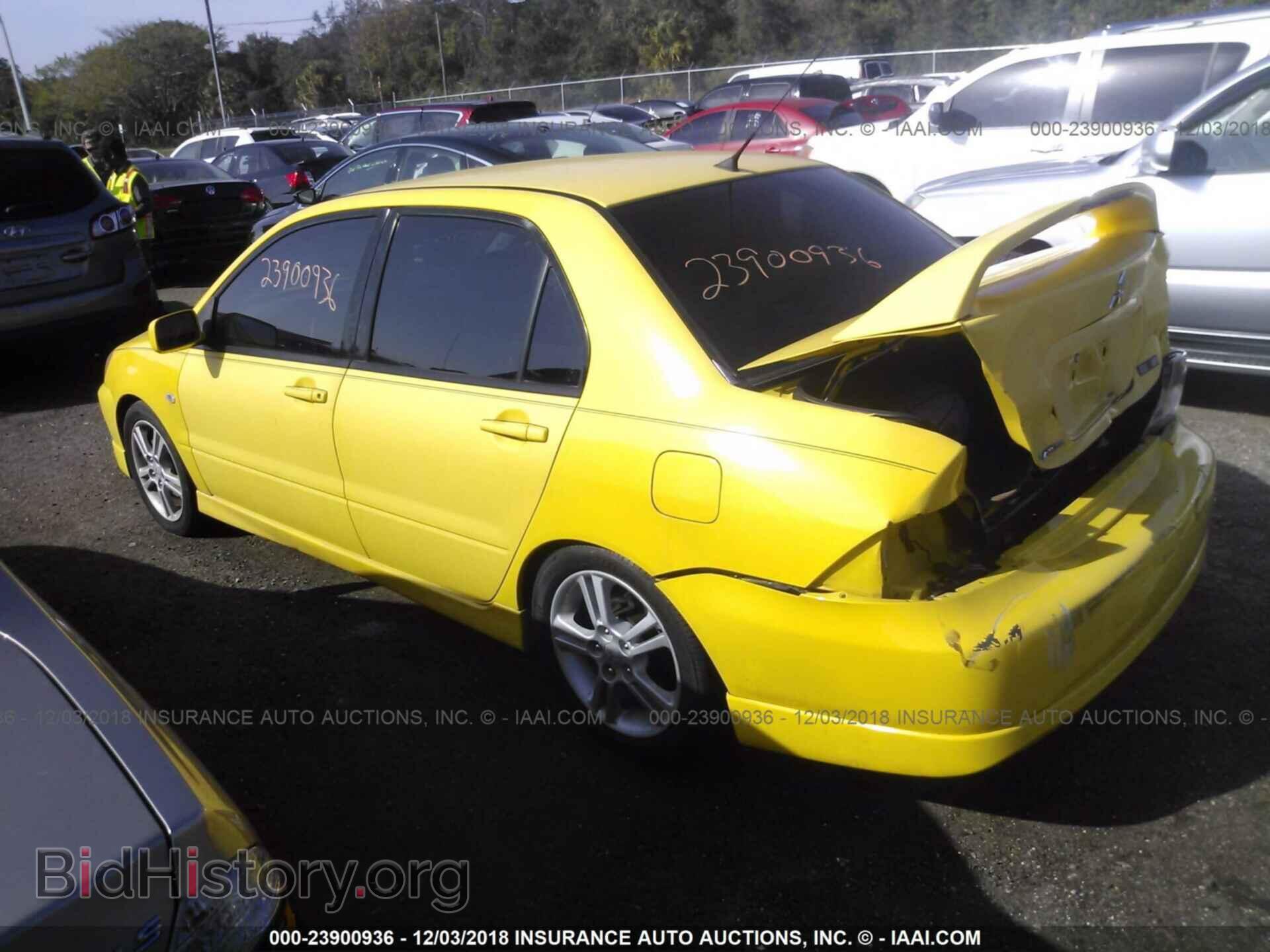 2004 MITSUBISHI LANCER - VIN: JA3AJ66F44U018174 - Фото 3