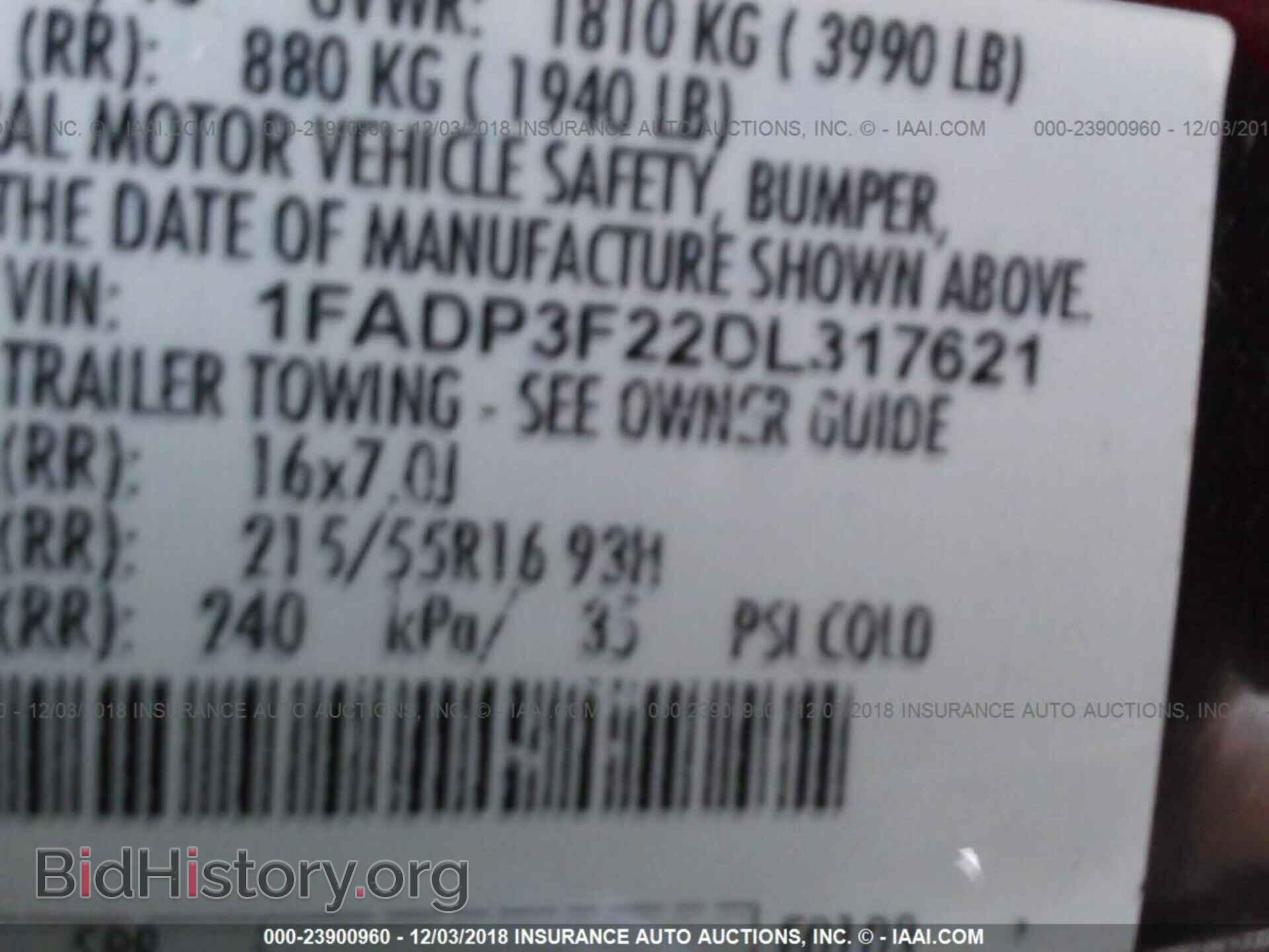 2013 FORD FOCUS - VIN: 1FADP3F22DL317621 - Фото 9