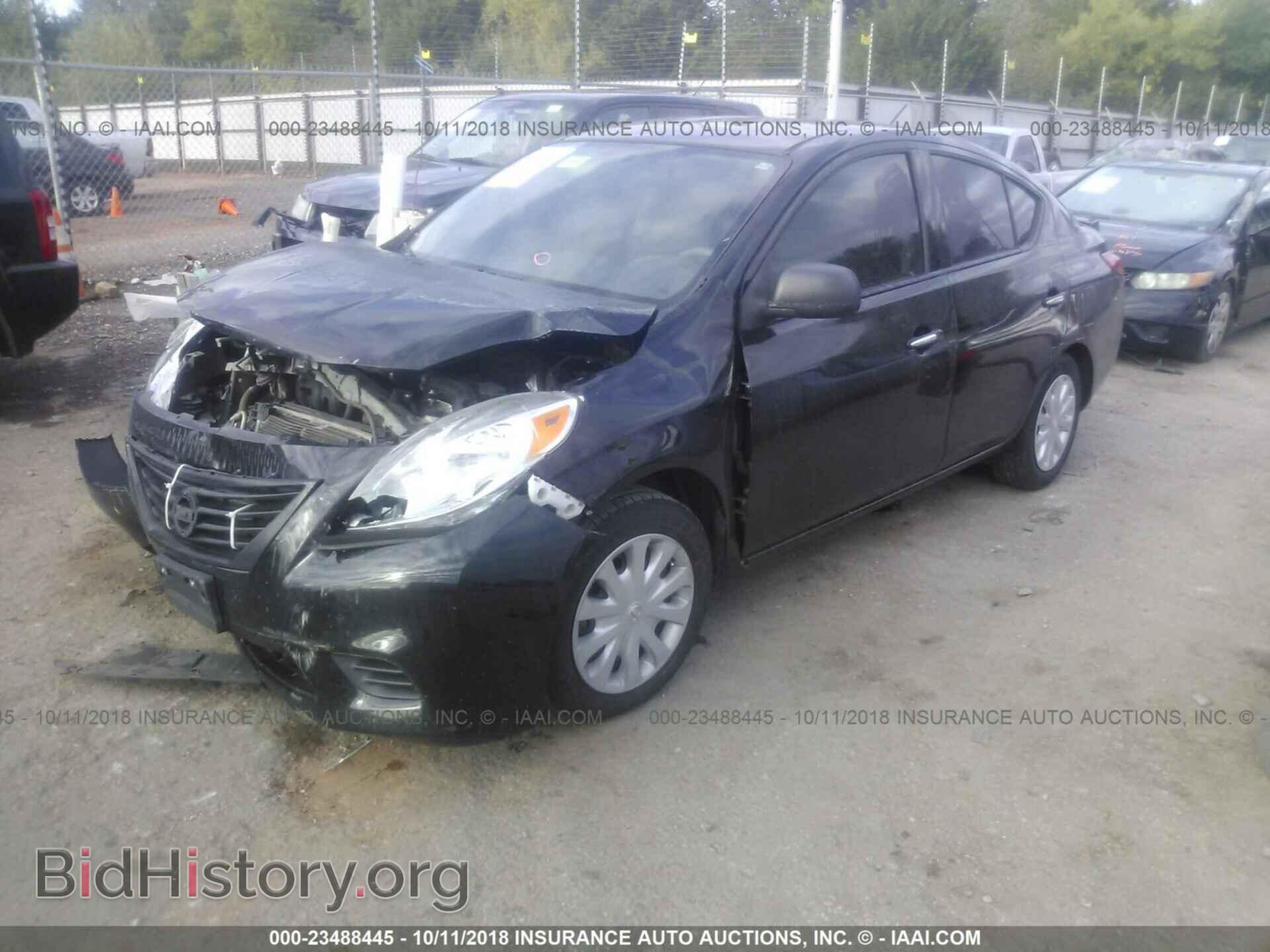 2014 NISSAN VERSA - VIN: 3N1CN7AP3EL850320 - Фото 2