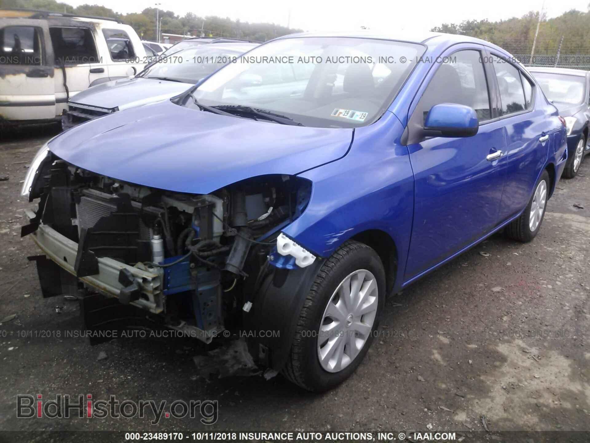 2014 NISSAN VERSA - VIN: 3N1CN7AP4EL803152 - Фото 2