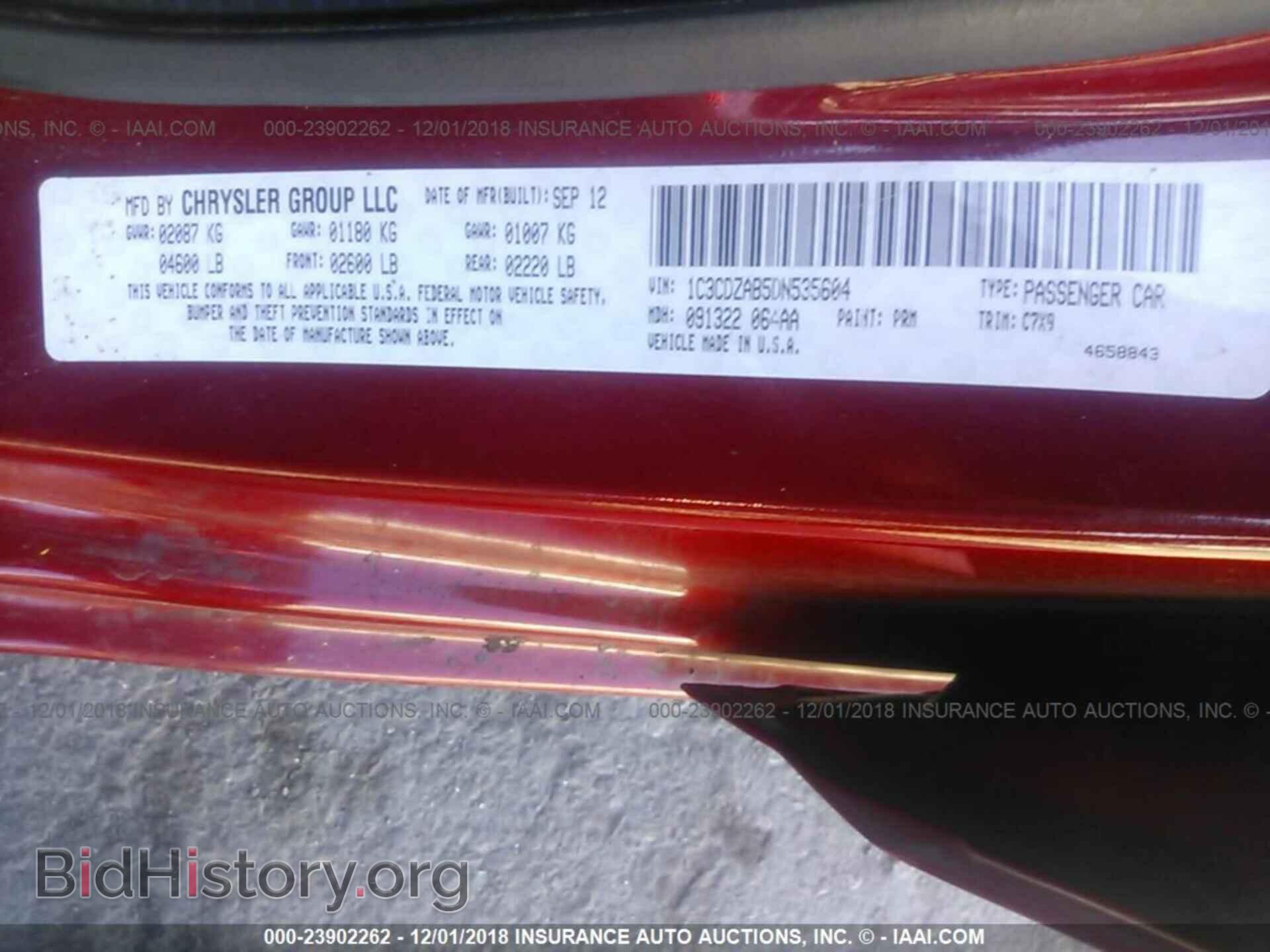2013 DODGE AVENGER - VIN: 1C3CDZAB5DN535604 - Photo 9