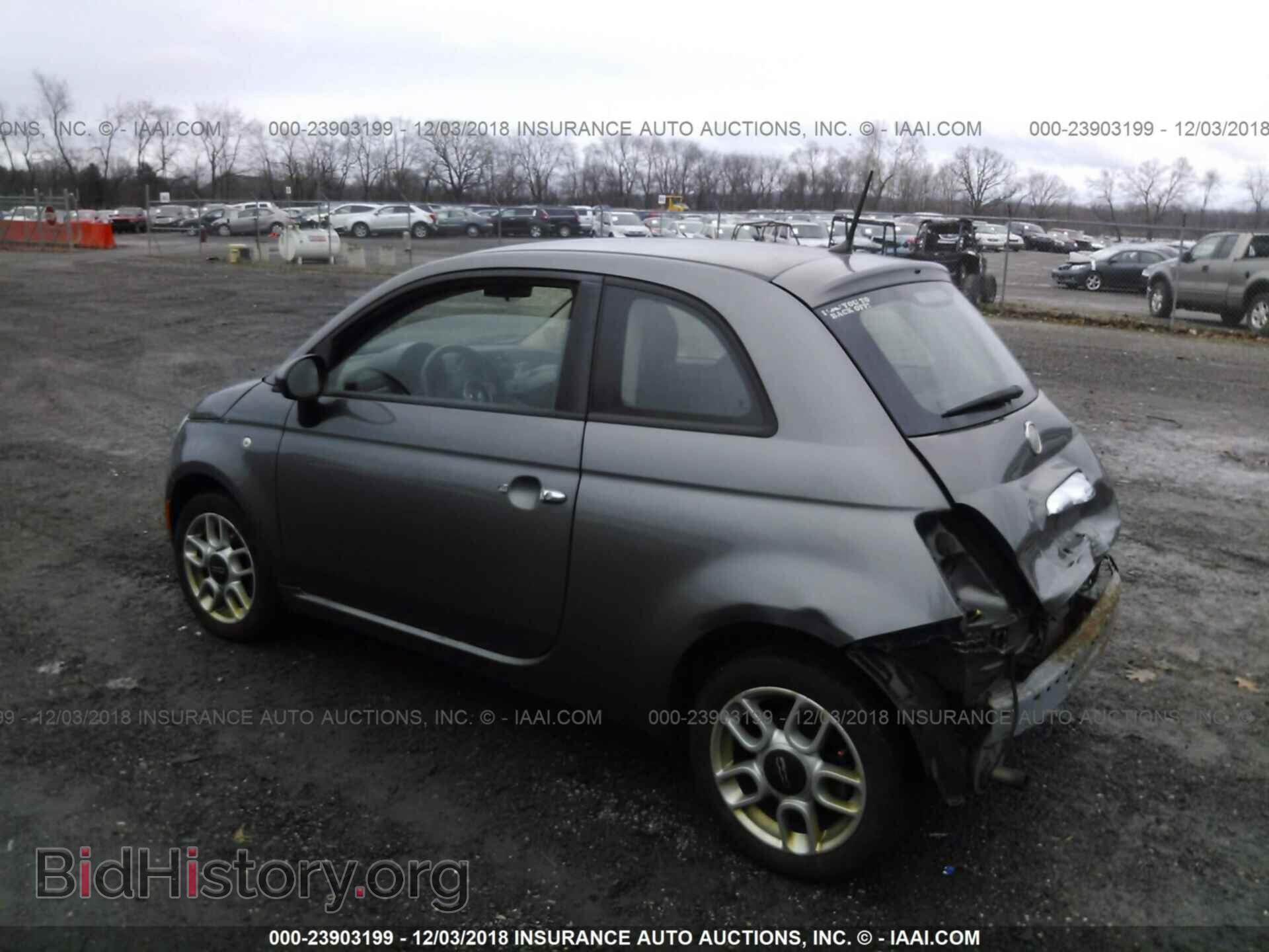 2012 Fiat 500 - VIN: 3C3CFFAR0CT124258 - Фото 3