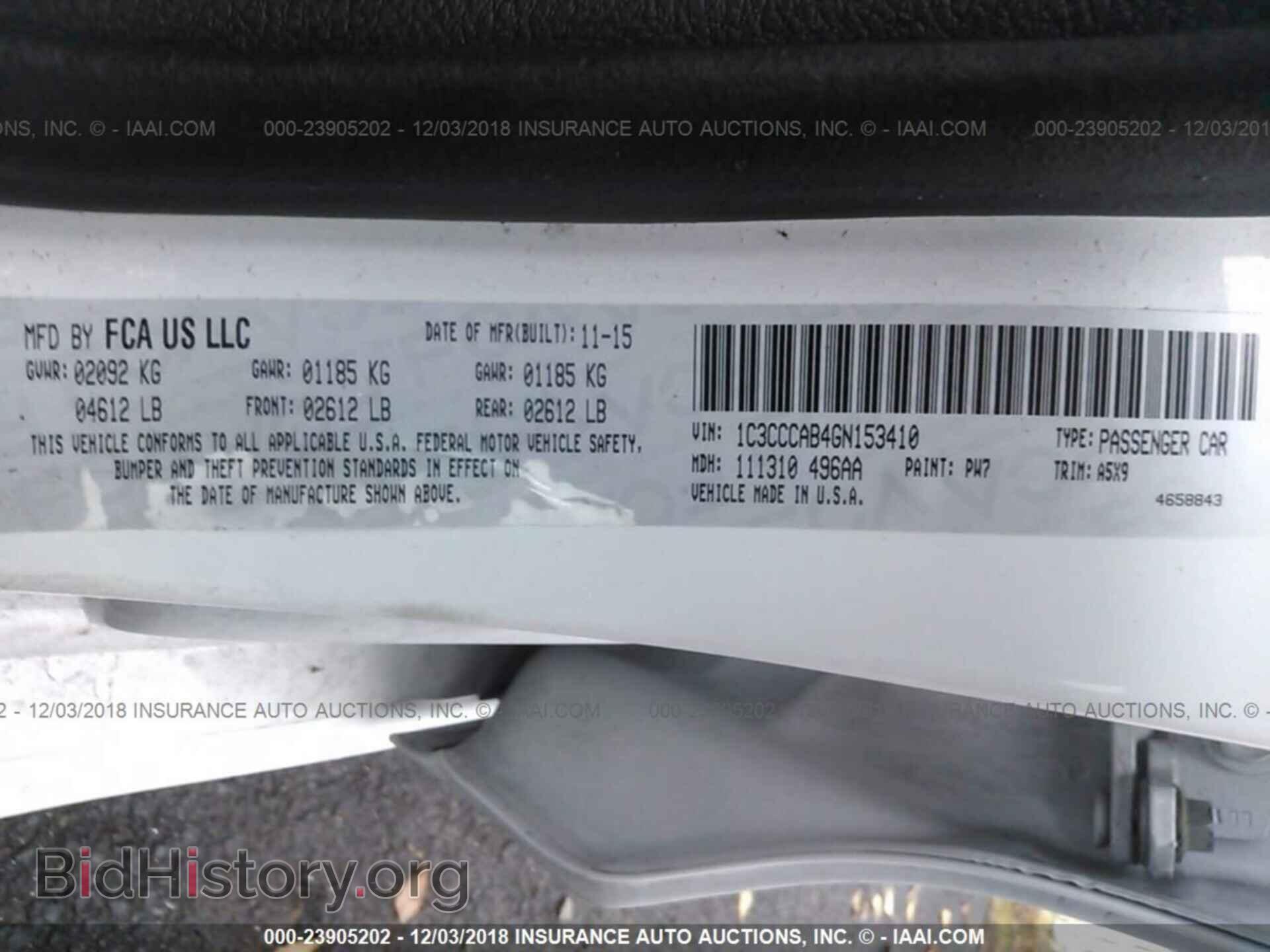 2016 CHRYSLER 200 - VIN: 1C3CCCAB4GN153410 - Photo 9