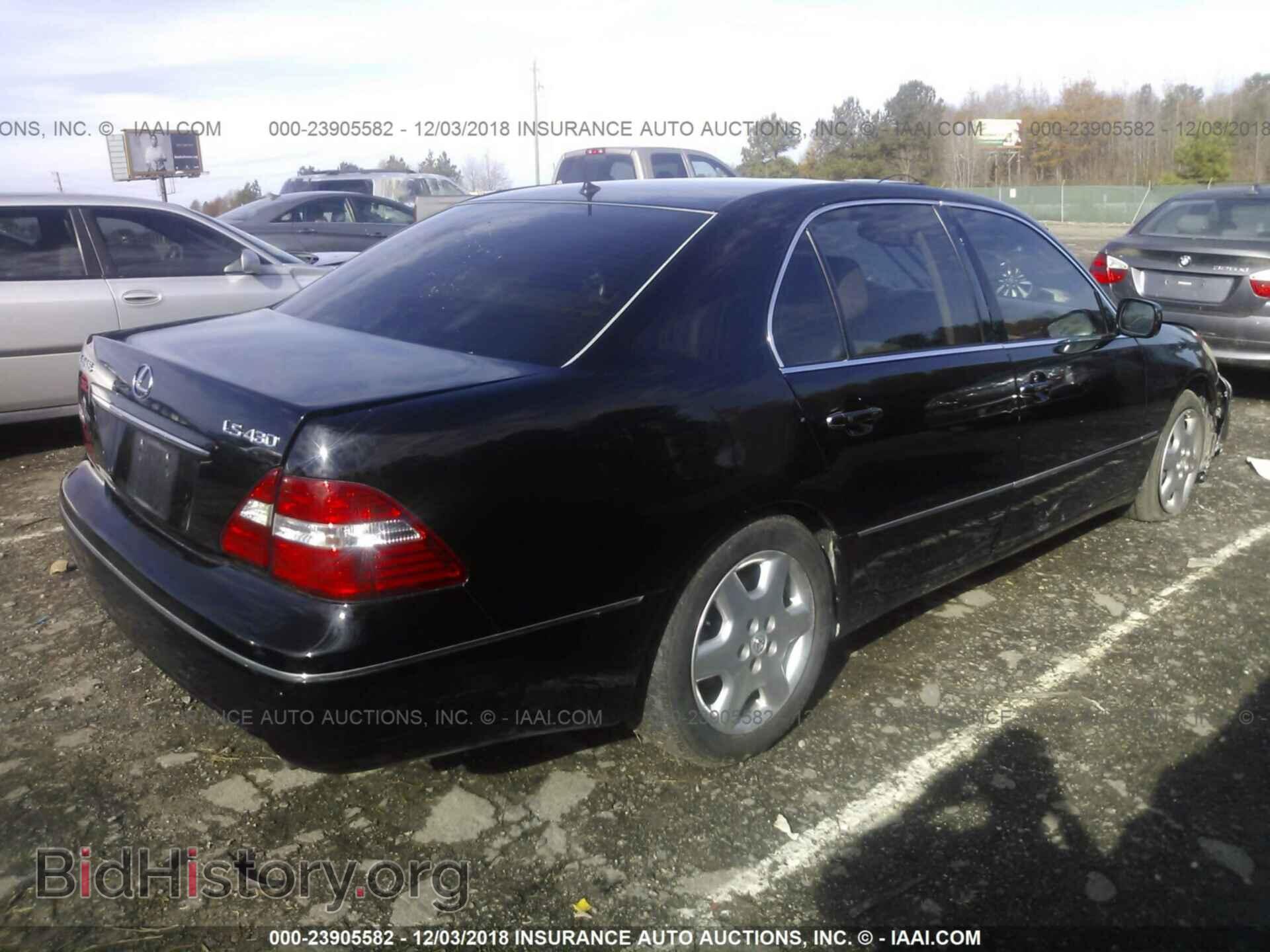 2004 LEXUS LS - VIN: JTHBN36F740164311 - Фото 4