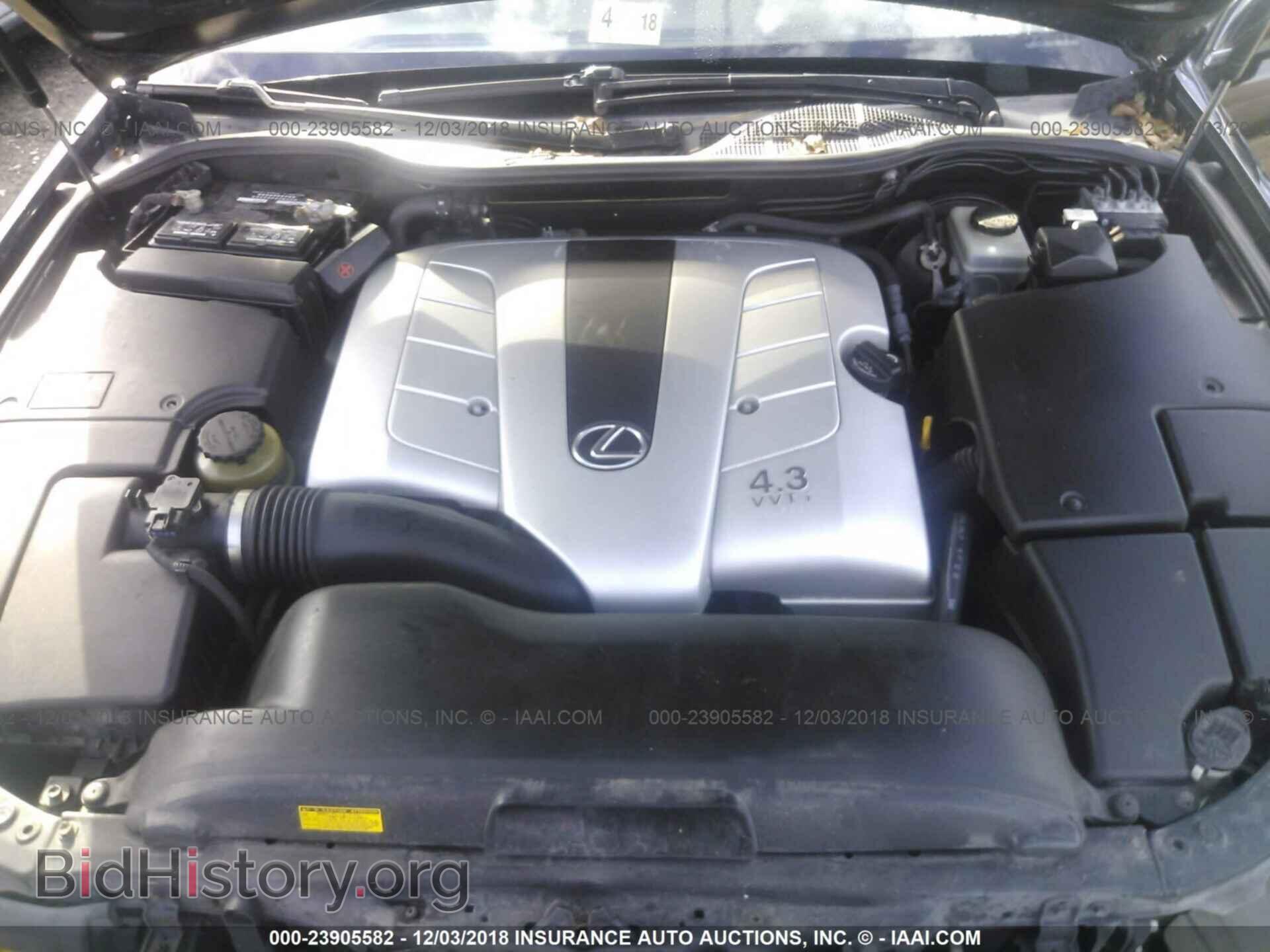 2004 LEXUS LS - VIN: JTHBN36F740164311 - Фото 10