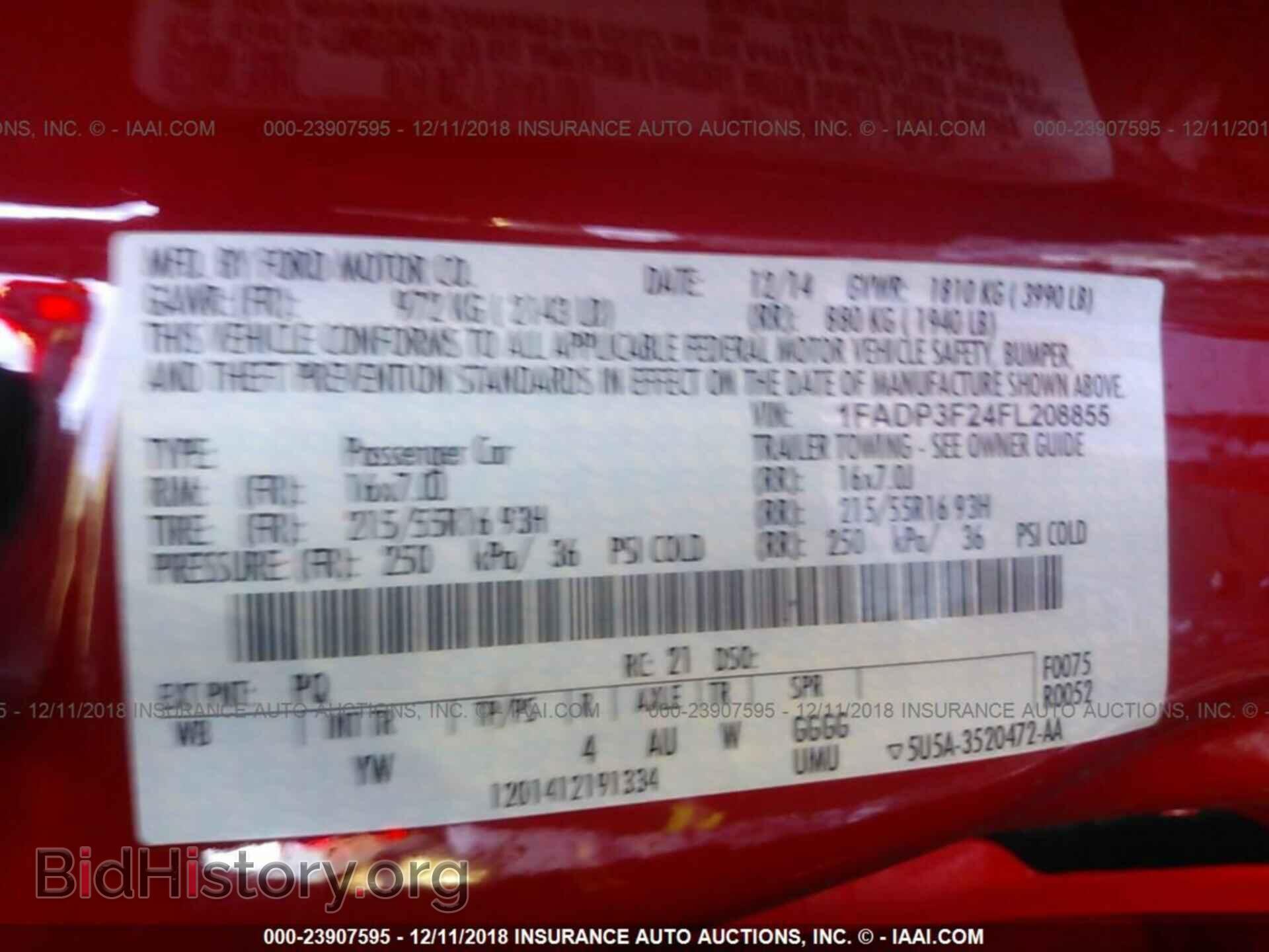 2015 FORD FOCUS - VIN: 1FADP3F24FL208855 - Photo 9