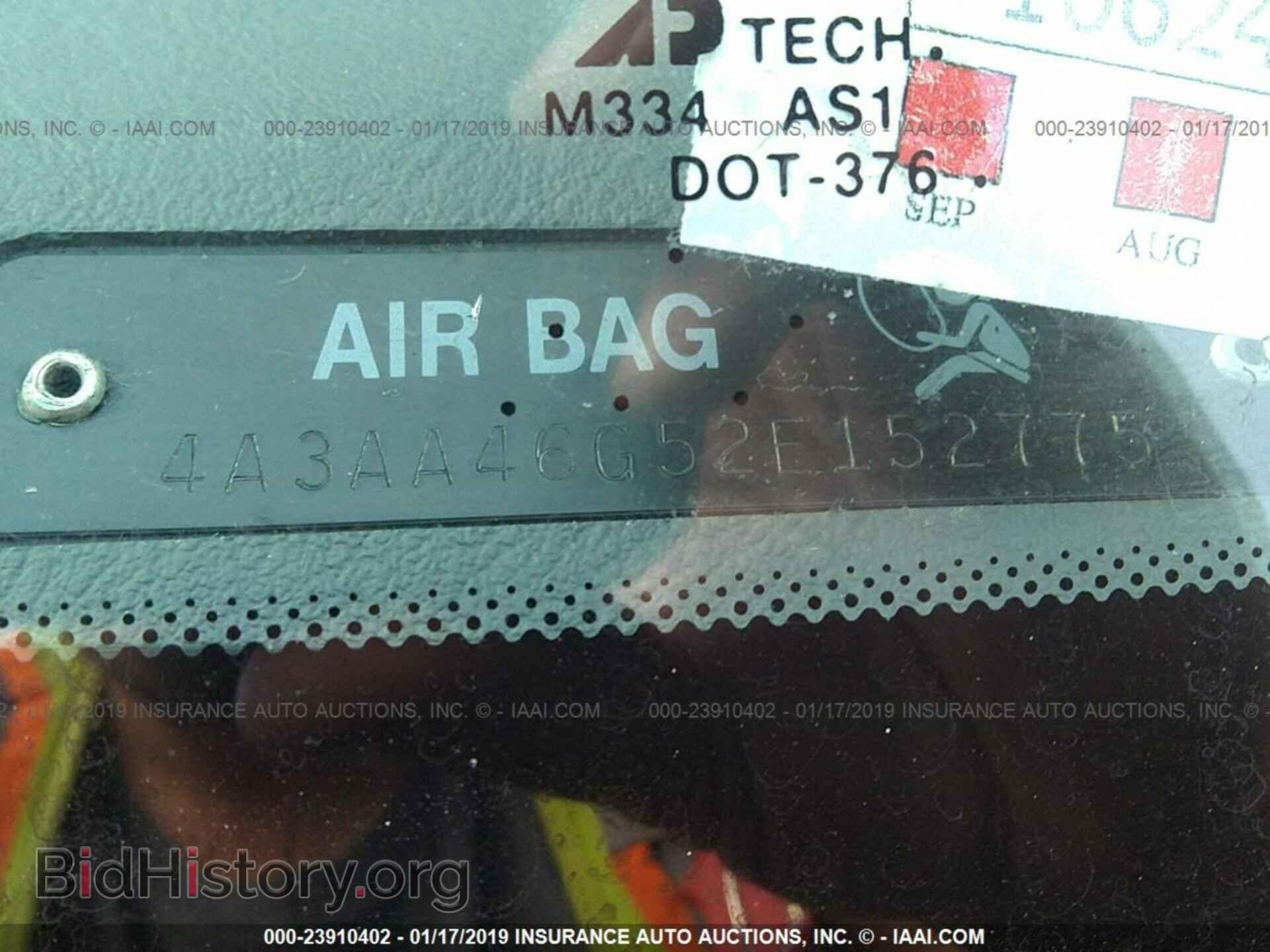 2002 MITSUBISHI GALANT - VIN: 4A3AA46G52E152775 - Фото 9