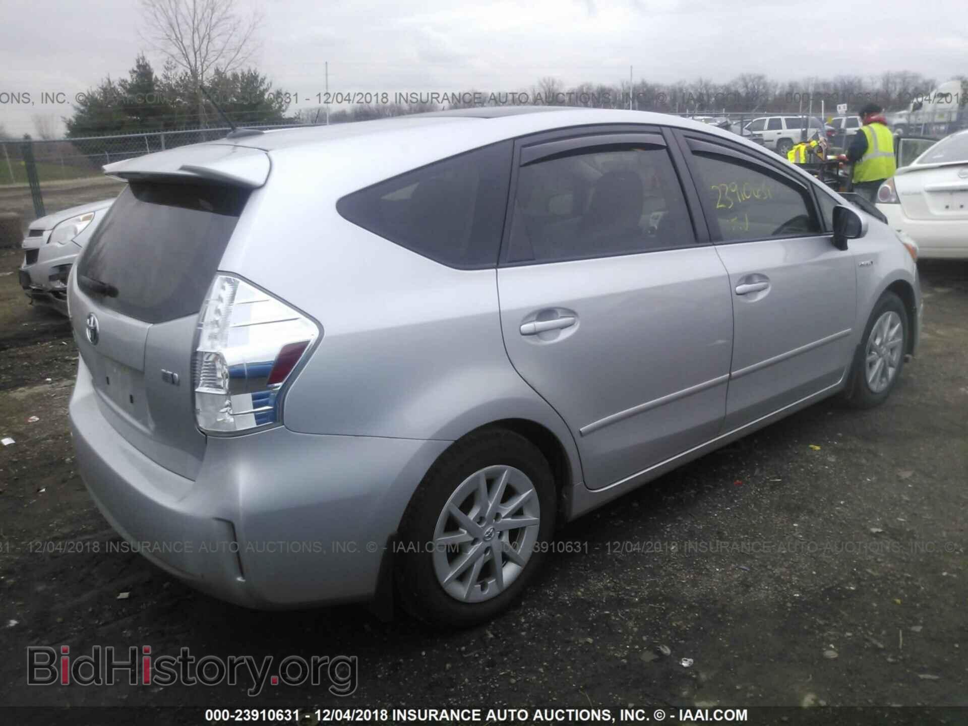 2014 TOYOTA PRIUS V - VIN: JTDZN3EU2E3309173 - Фото 4