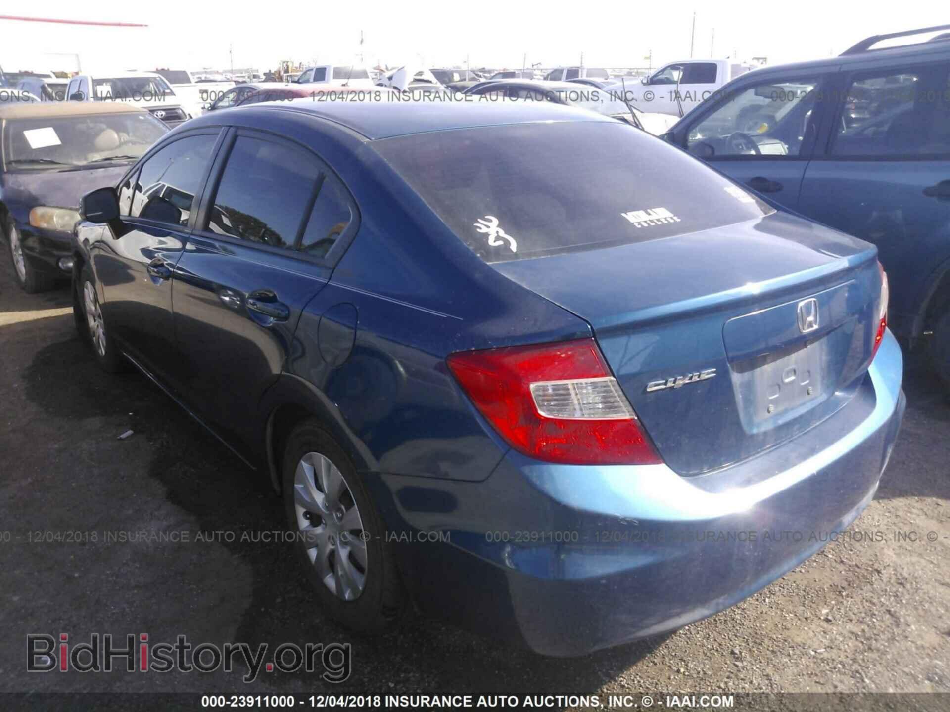 2012 HONDA CIVIC - VIN: 2HGFB2F57CH582425 - Photo 3