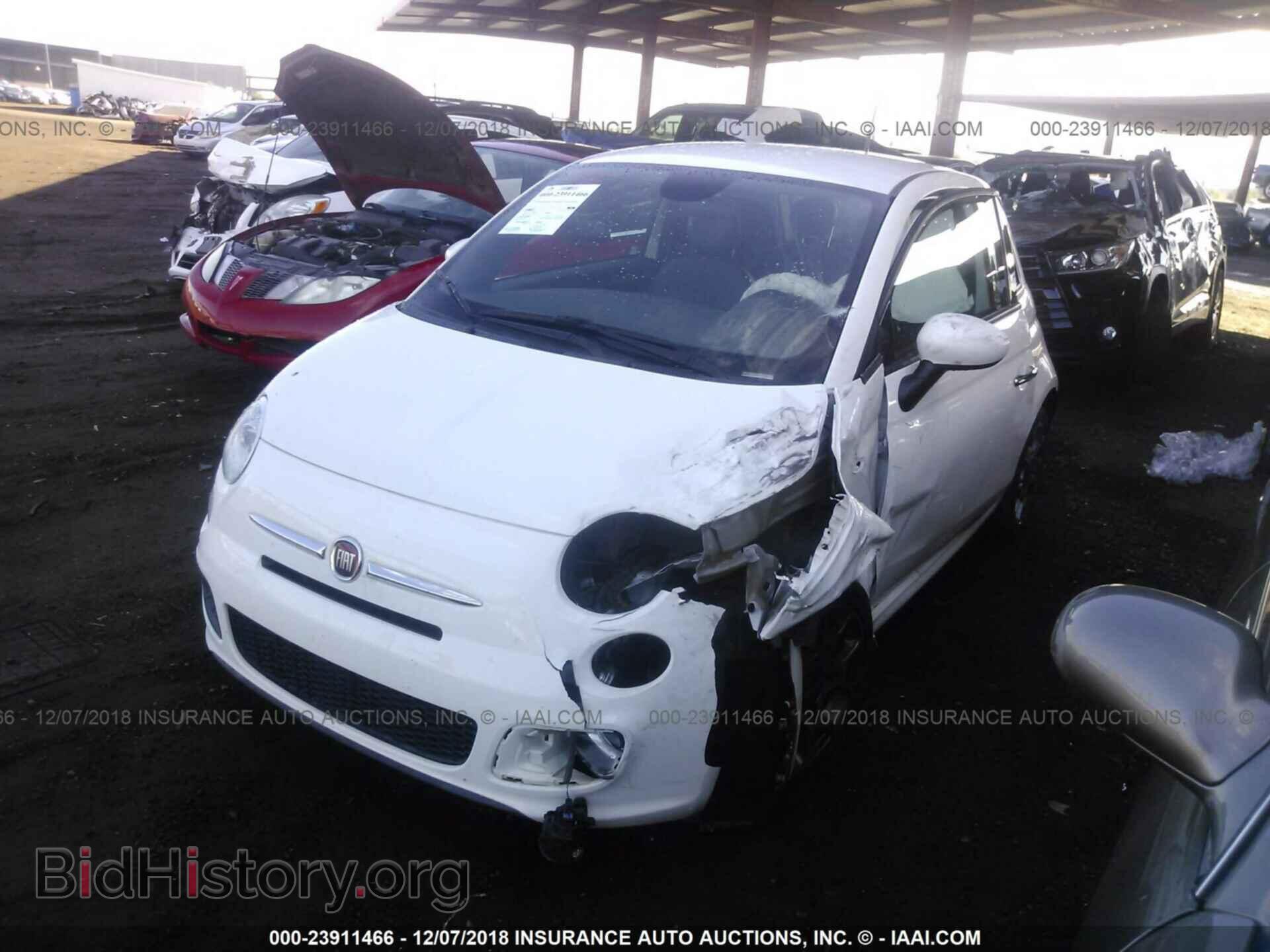 2015 FIAT 500 - VIN: 3C3CFFBR5FT625102 - Фото 2
