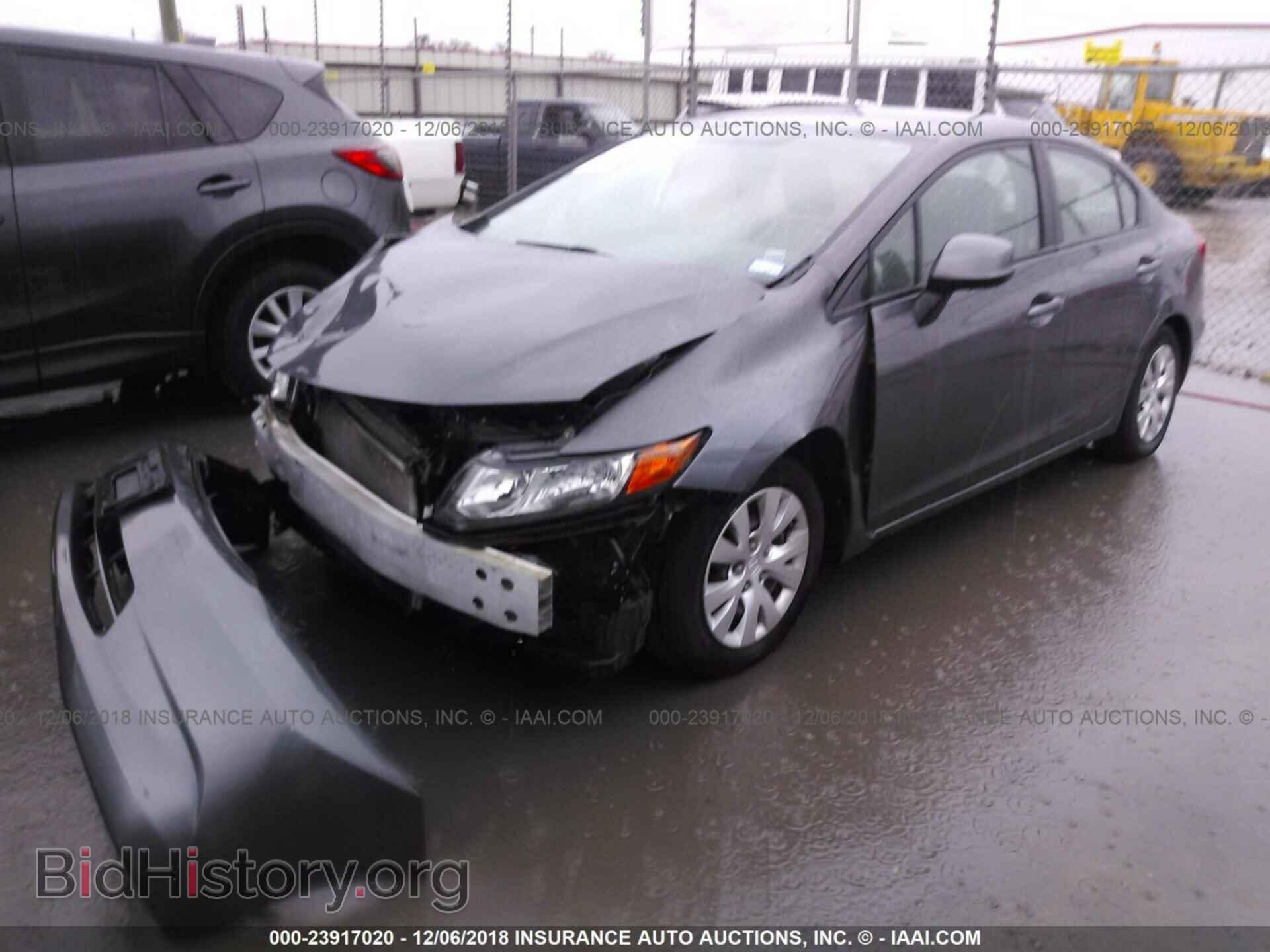 2012 HONDA CIVIC - VIN: 2HGFB2F54CH562679 - Photo 2