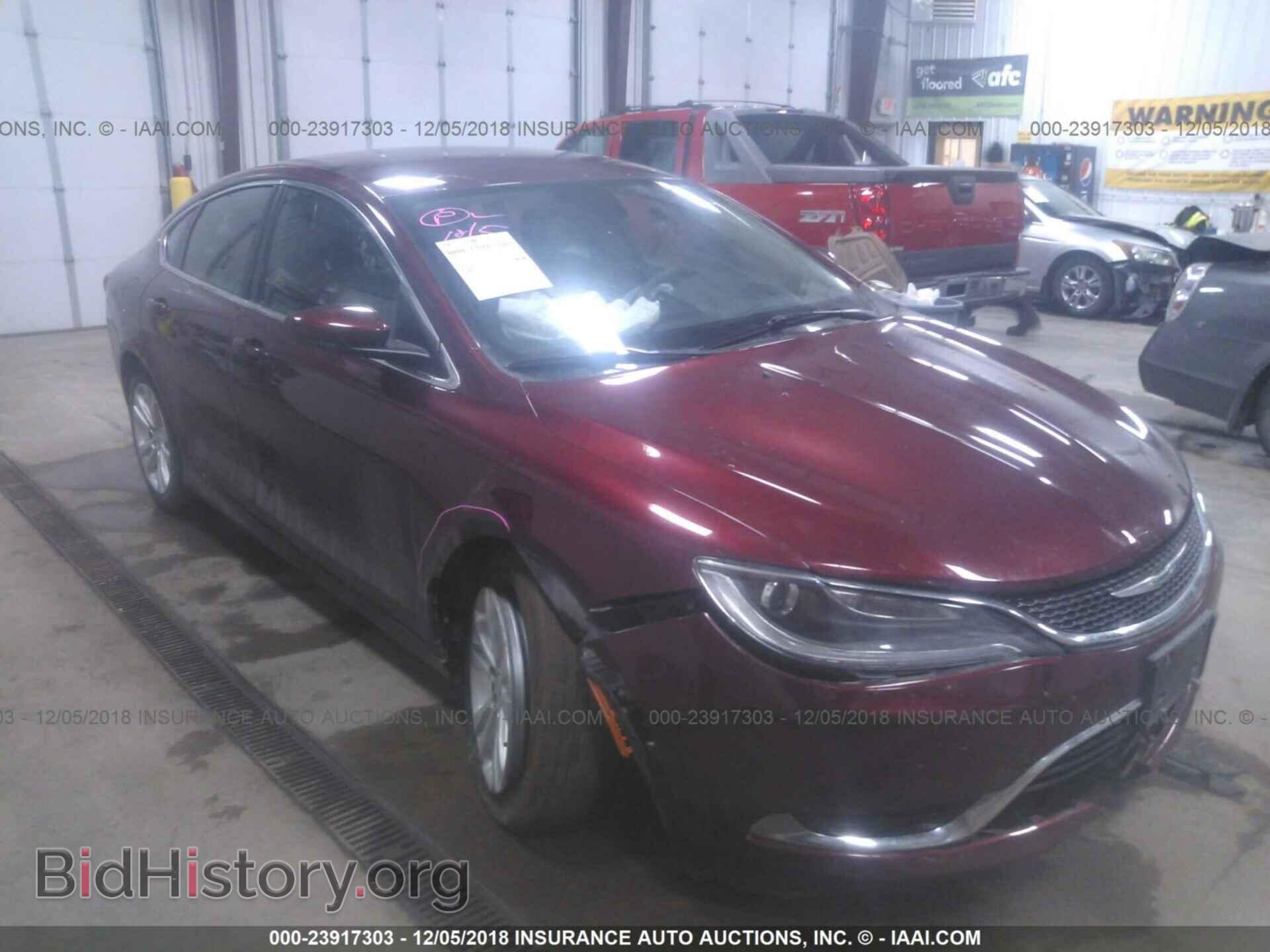 Фотография 1C3CCCAB2FN539399 - CHRYSLER 200 2015