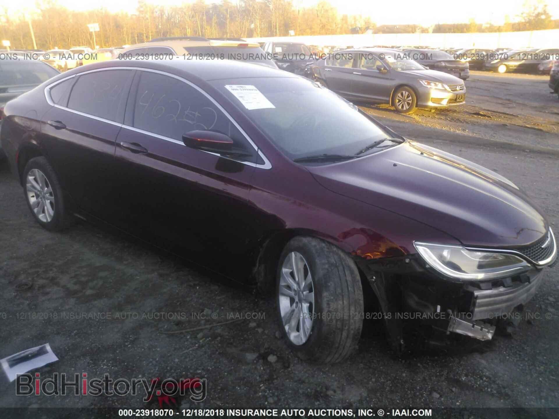Фотография 1C3CCCAB9GN143379 - Chrysler 200 2016