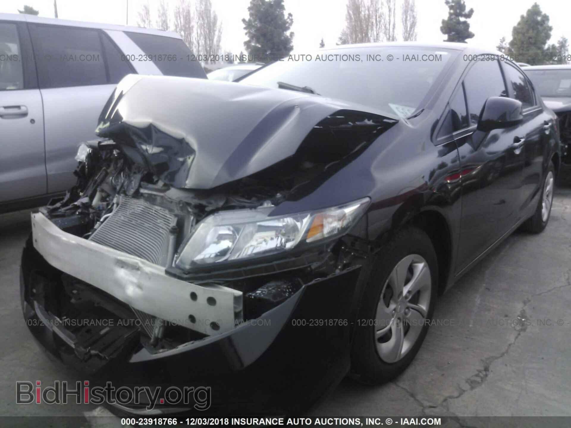 2013 HONDA CIVIC - VIN: 19XFB2F54DE261499 - Фото 2