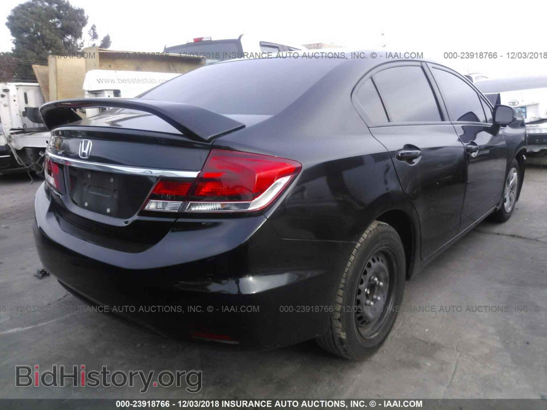 2013 HONDA CIVIC - VIN: 19XFB2F54DE261499 - Фото 4