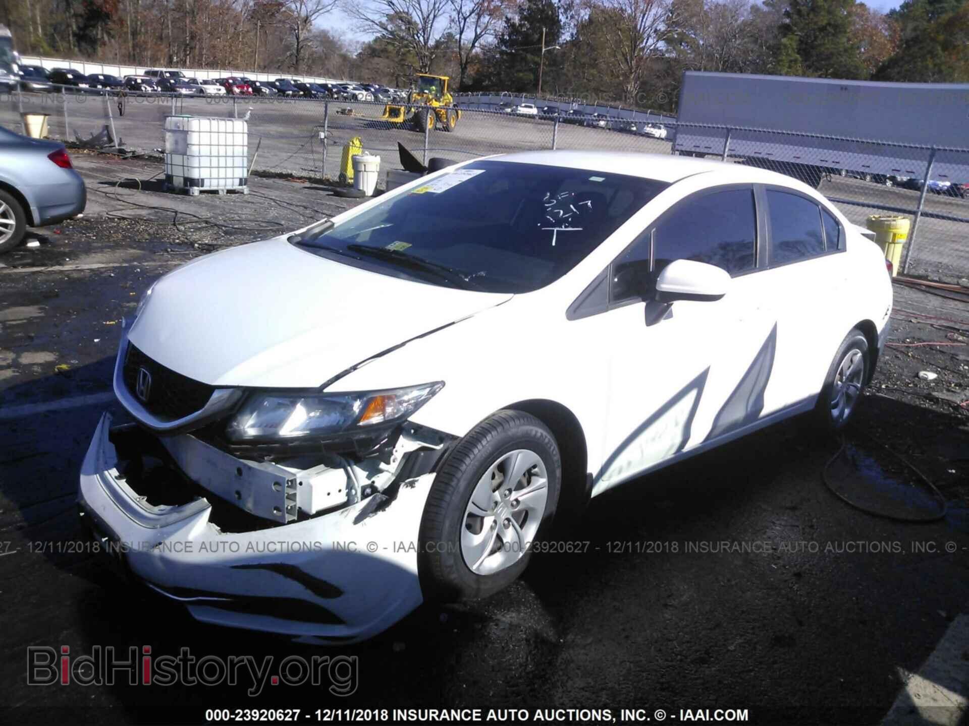 2014 HONDA CIVIC - VIN: 2HGFB2F53EH528512 - Фото 2