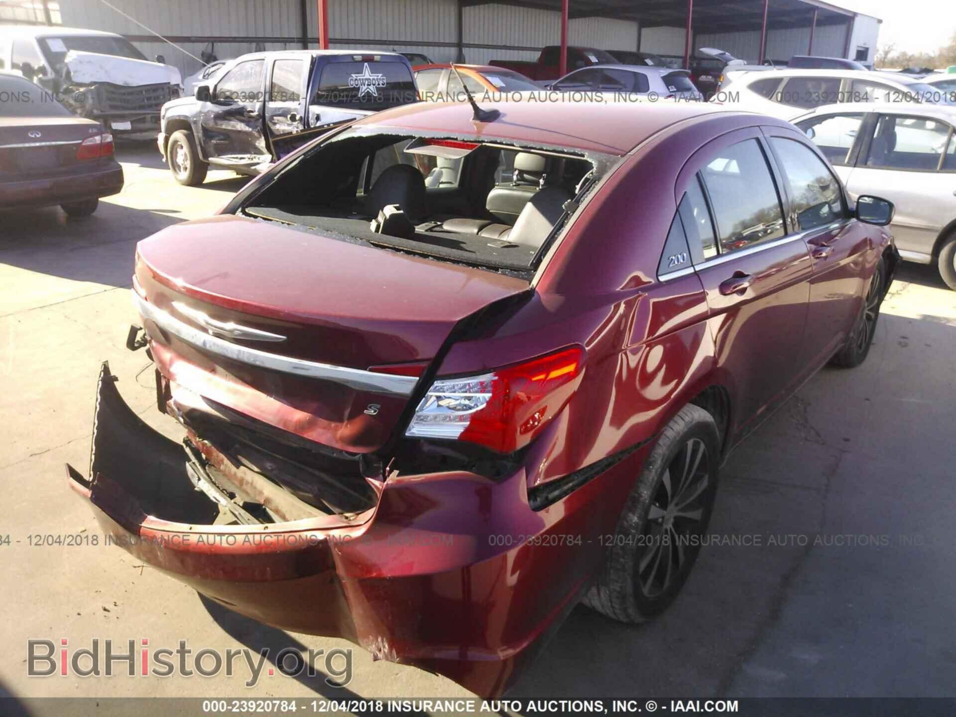 2012 CHRYSLER 200 - VIN: 1C3CCBHG6CN160042 - Фото 4