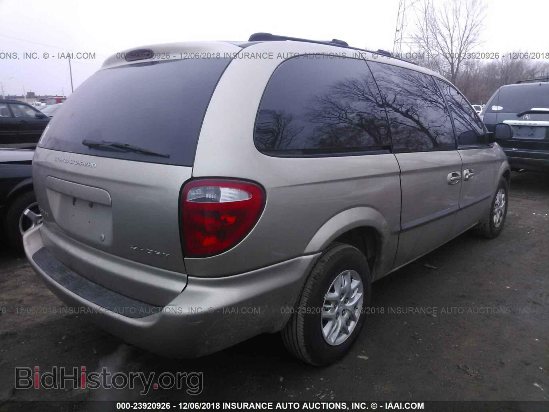 2002 DODGE GRAND CARAVAN - VIN: 2B4GP44342R768091 - Фото 4