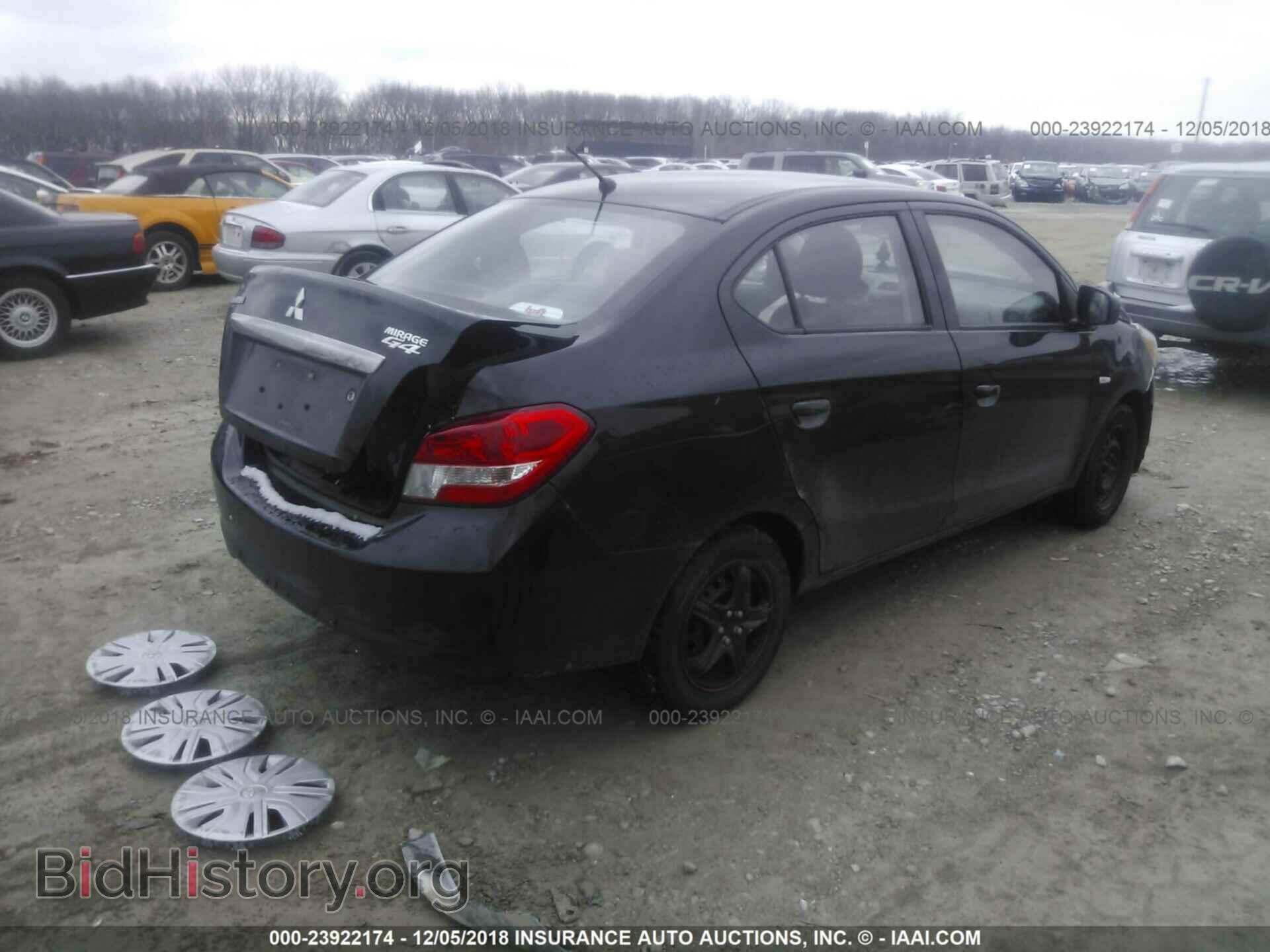 2017 MITSUBISHI MIRAGE - VIN: ML32F3FJ1HHF08599 - Фото 4