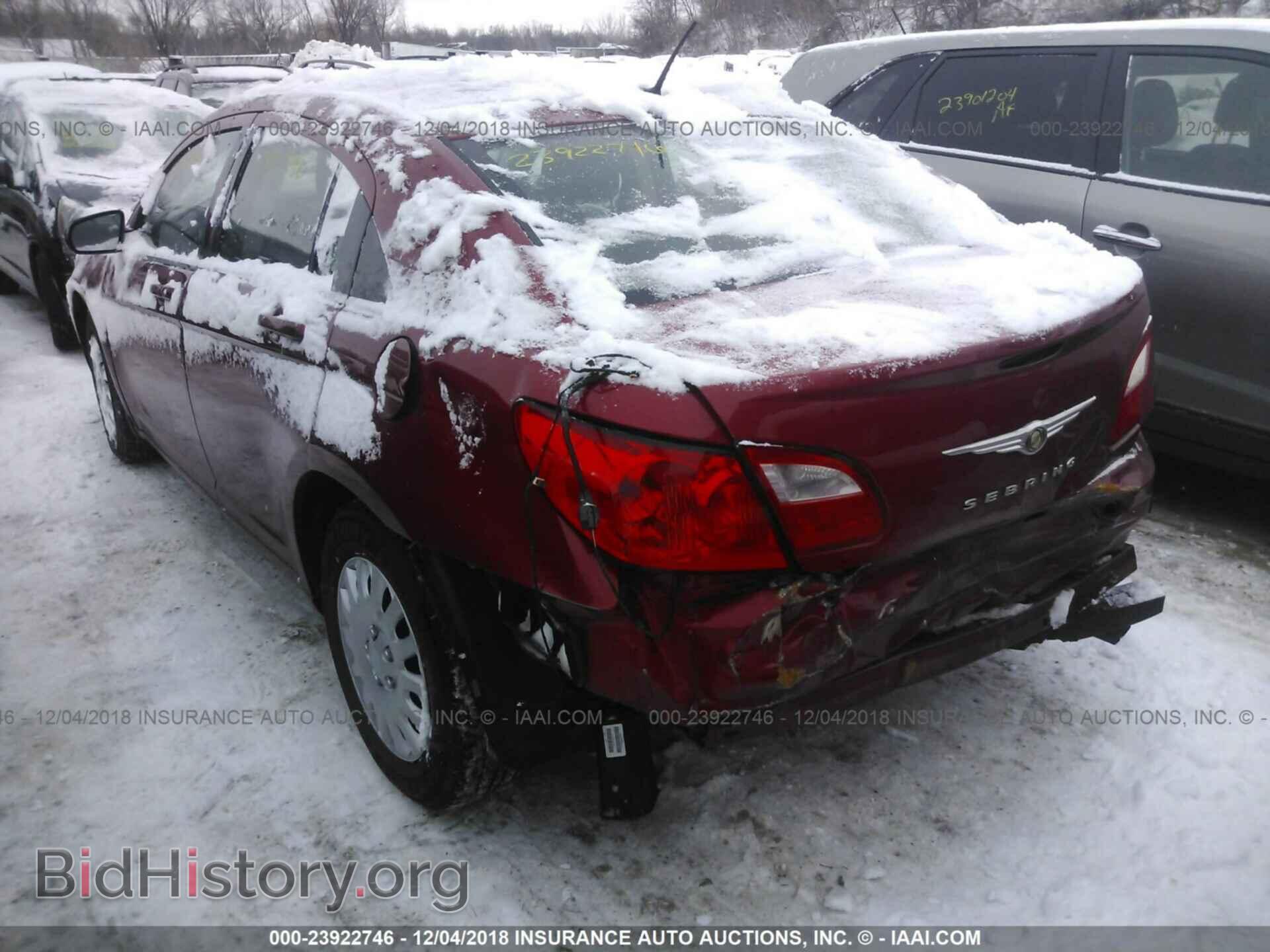 2010 CHRYSLER SEBRING - VIN: 1C3CC4FB0AN206934 - Фото 3