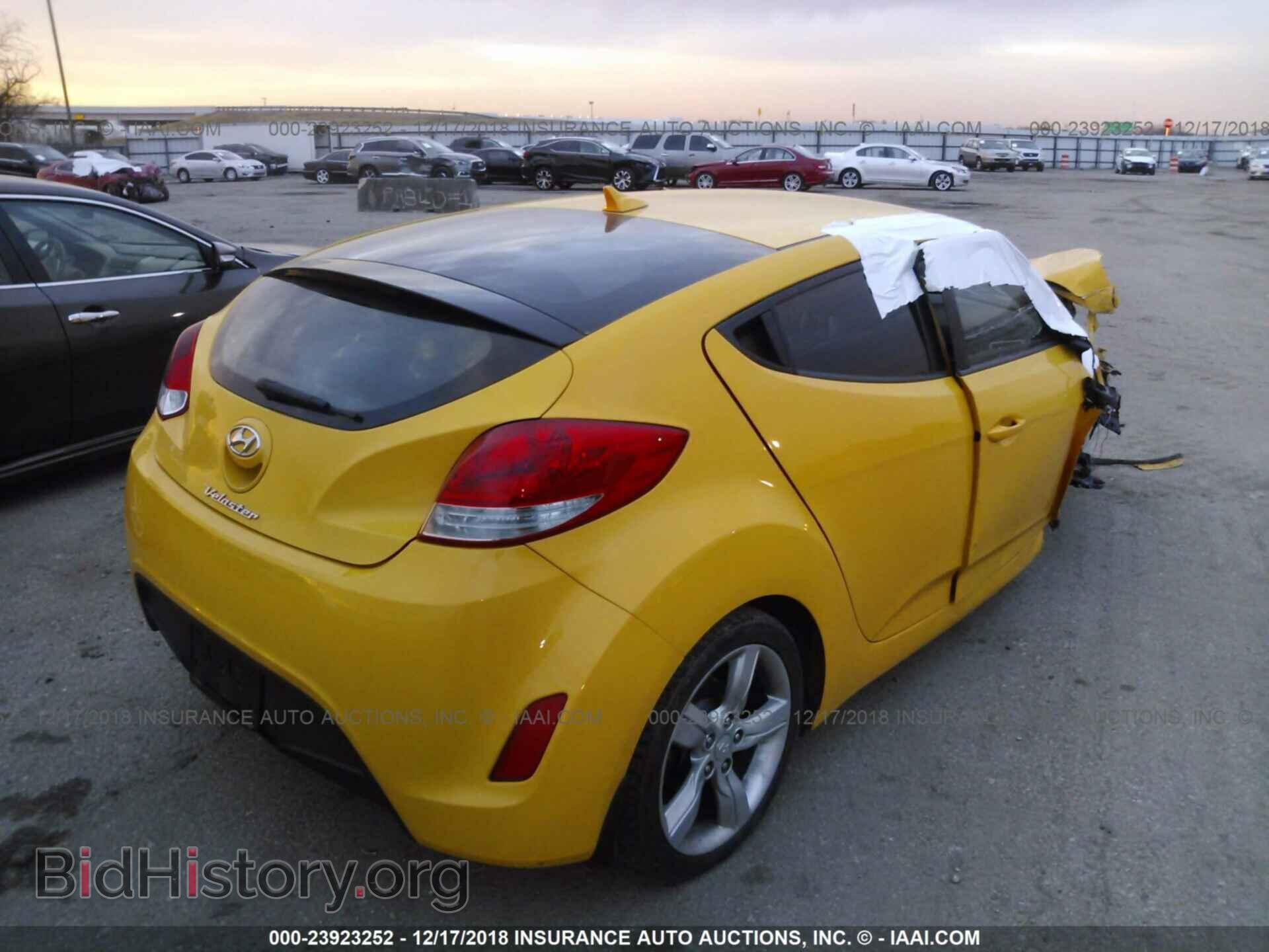 2012 HYUNDAI VELOSTER - VIN: KMHTC6AD3CU059206 - Фото 4