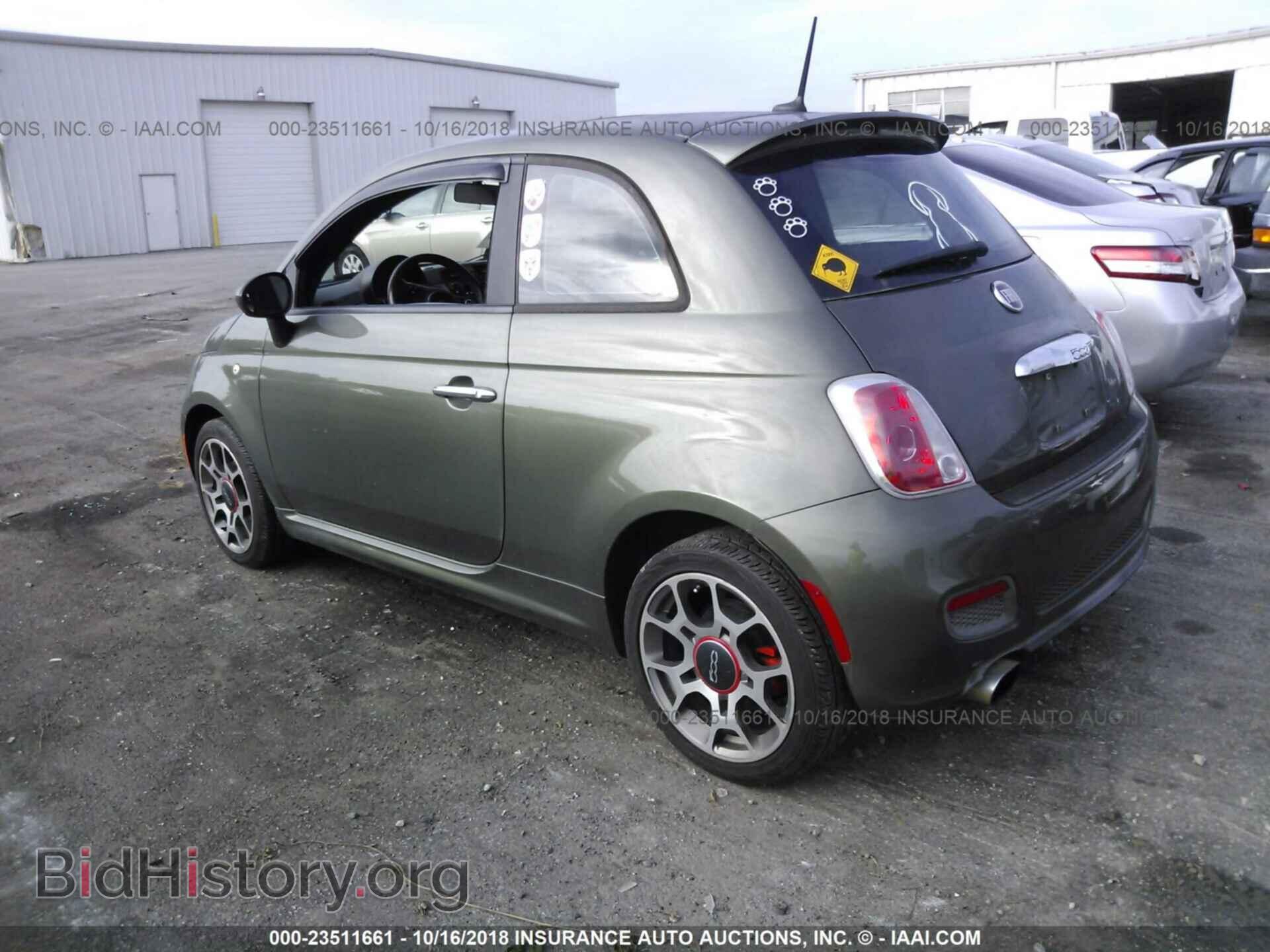 2012 FIAT 500 - VIN: 3C3CFFBR8CT198414 - Фото 3