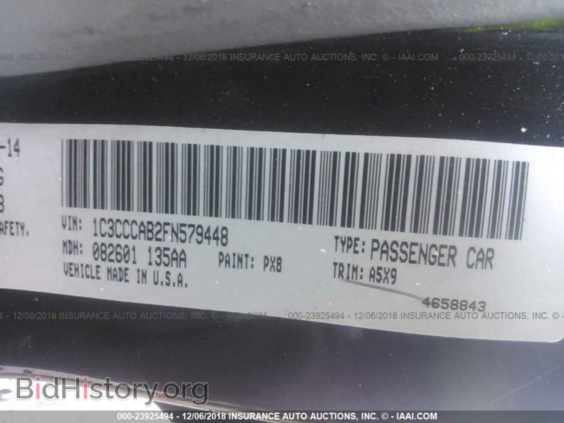 2015 CHRYSLER 200 - VIN: 1C3CCCAB2FN579448 - Photo 9