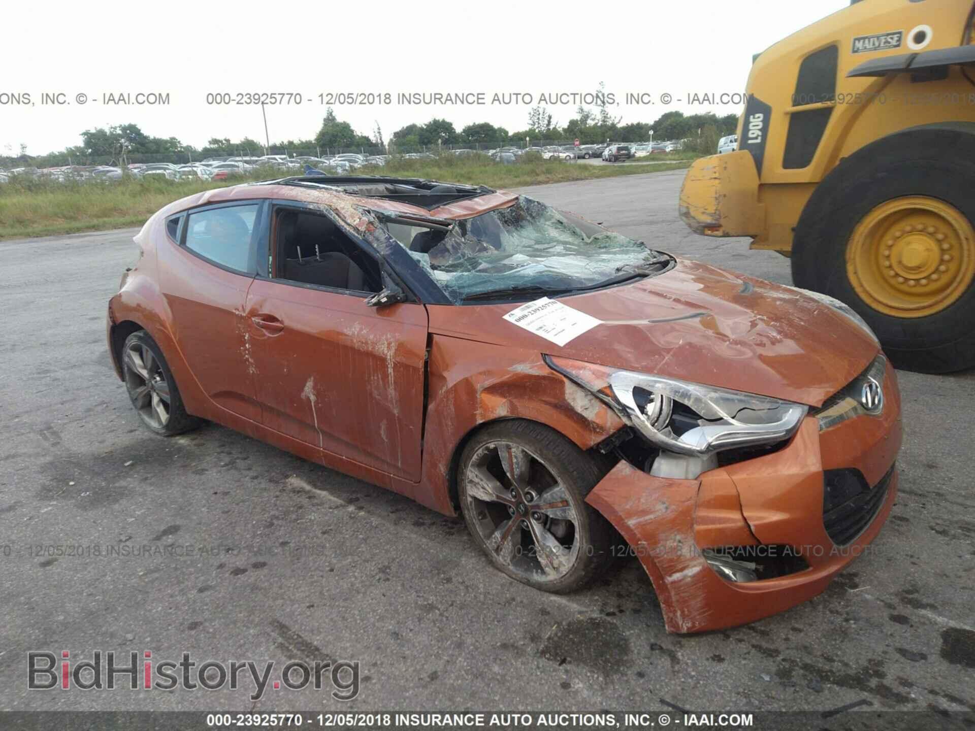 Photo KMHTC6AD2EU195927 - HYUNDAI VELOSTER 2014