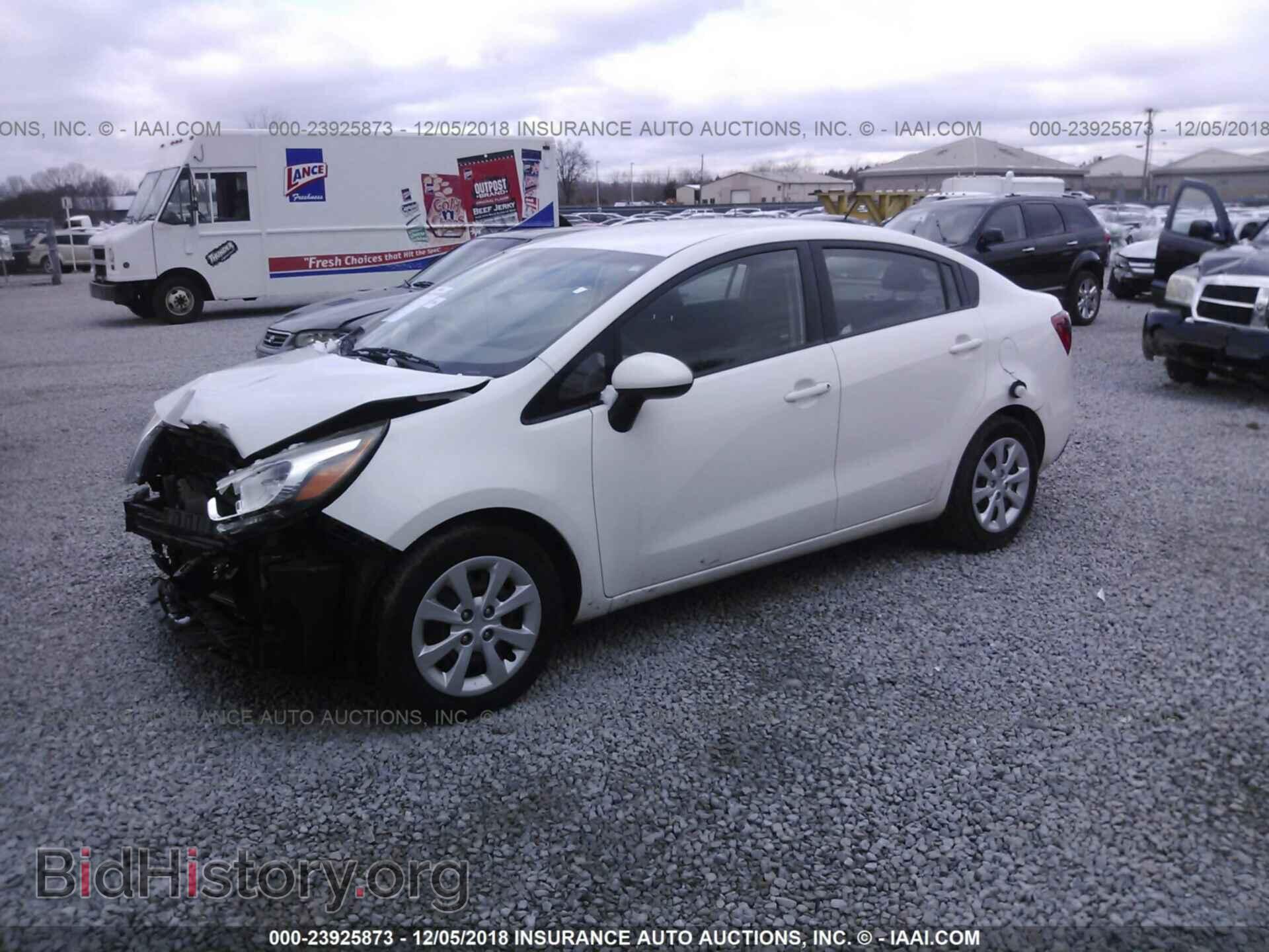 2012 KIA RIO - VIN: KNADM4A36C6055380 - Фото 2