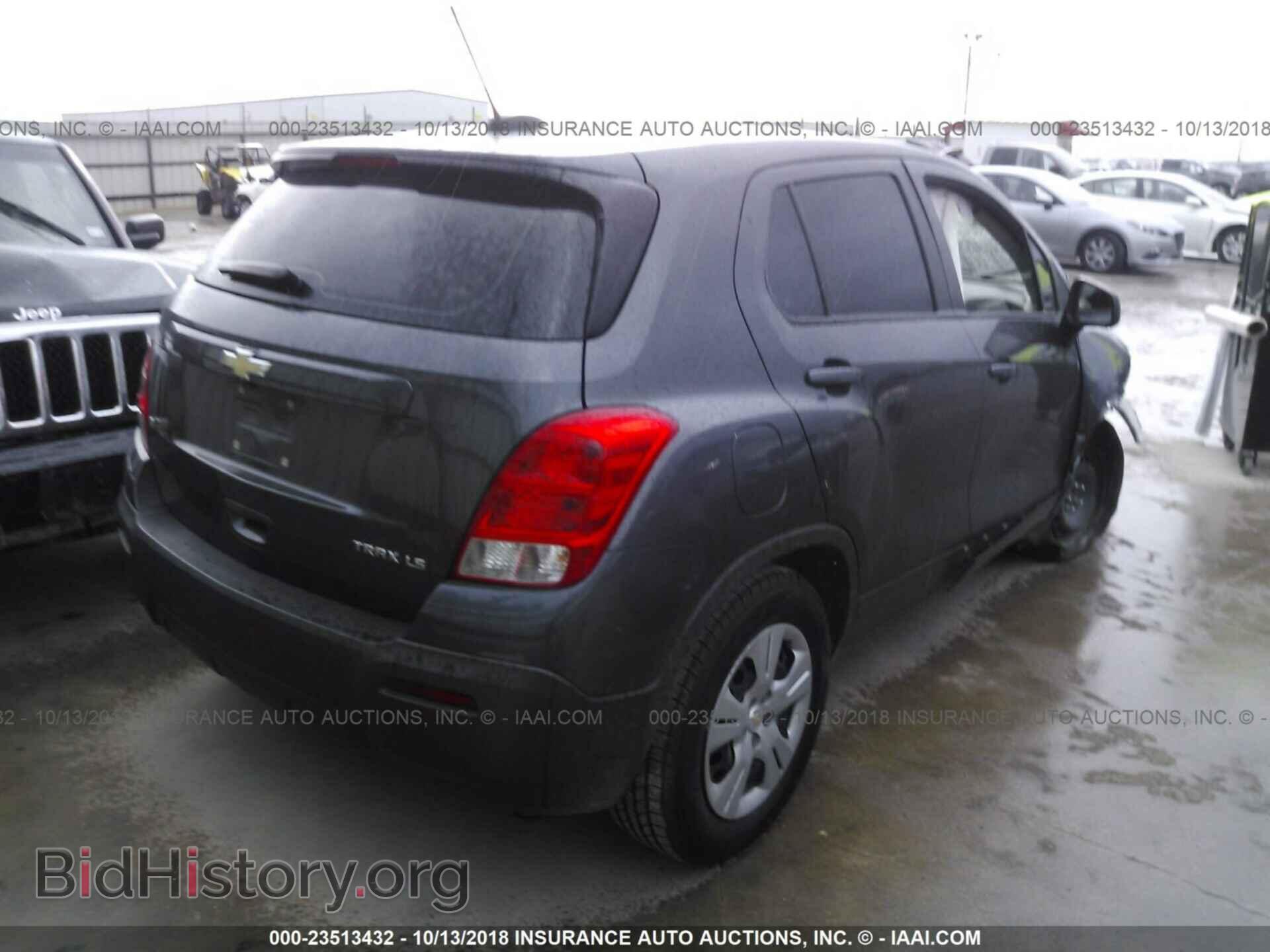2016 CHEVROLET TRAX - VIN: 3GNCJKSB7GL250103 - Фото 4