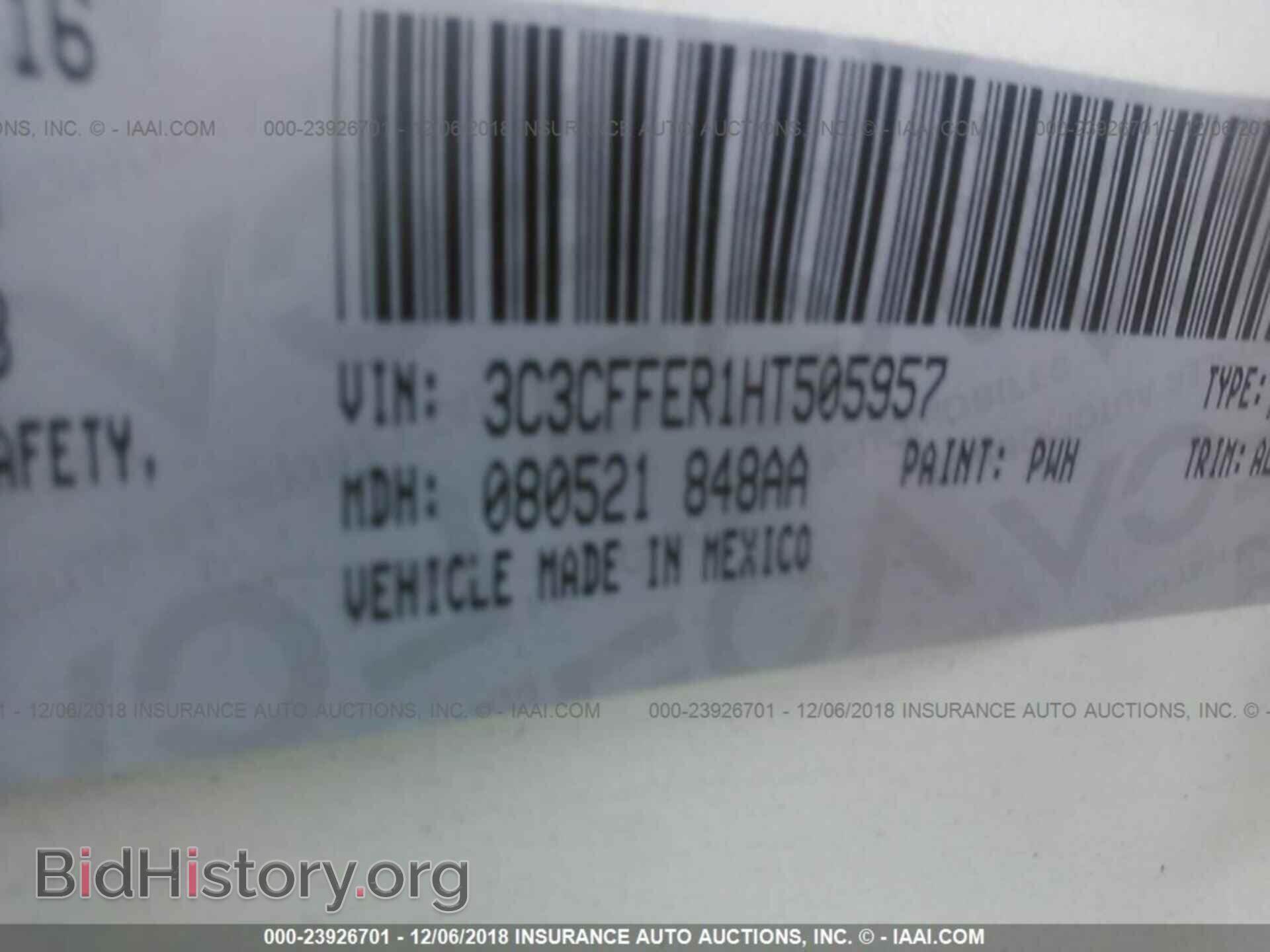 2017 FIAT 500 - VIN: 3C3CFFER1HT505957 - Photo 9
