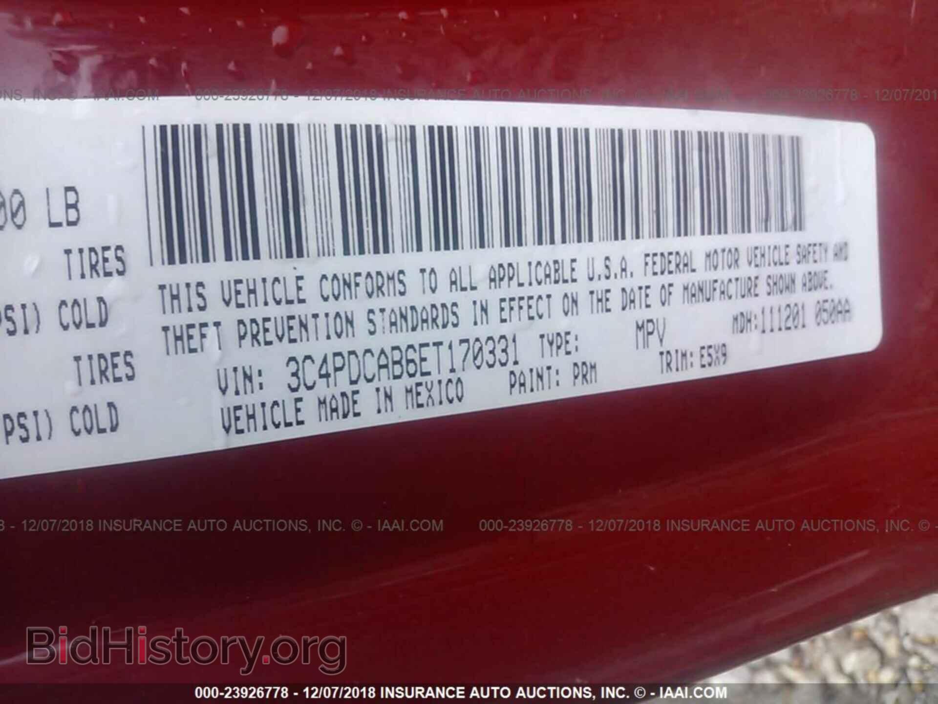 2014 DODGE JOURNEY - VIN: 3C4PDCAB6ET170331 - Photo 9
