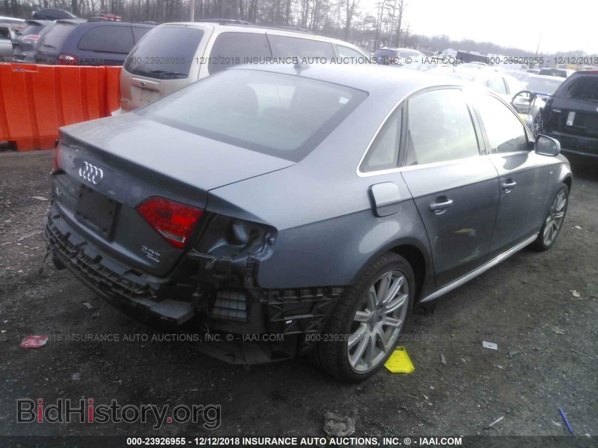 2012 AUDI A4 - VIN: WAUFFAFL9CN021501 - Photo 4
