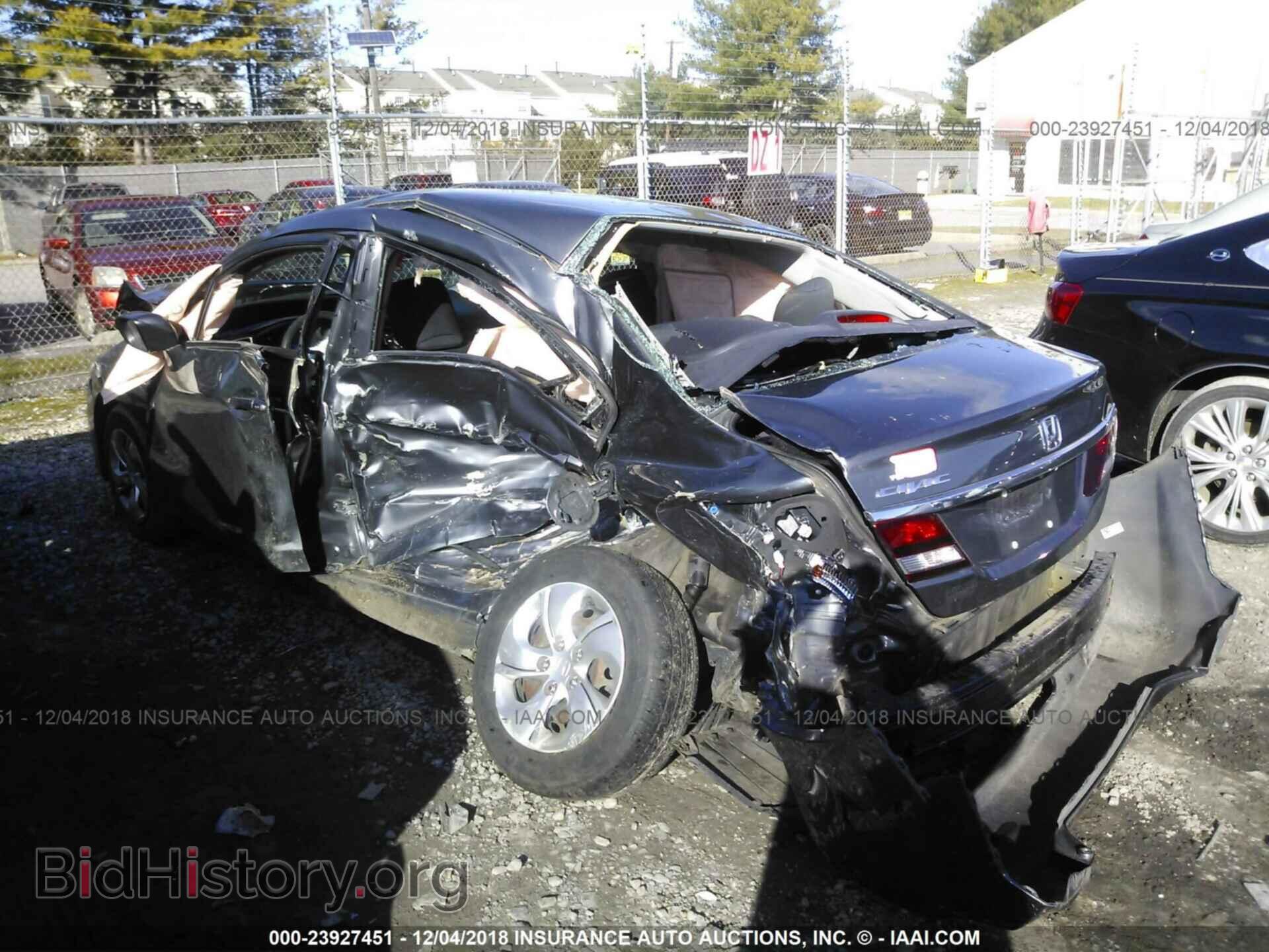 2014 HONDA CIVIC - VIN: 2HGFB2F59EH551003 - Фото 3