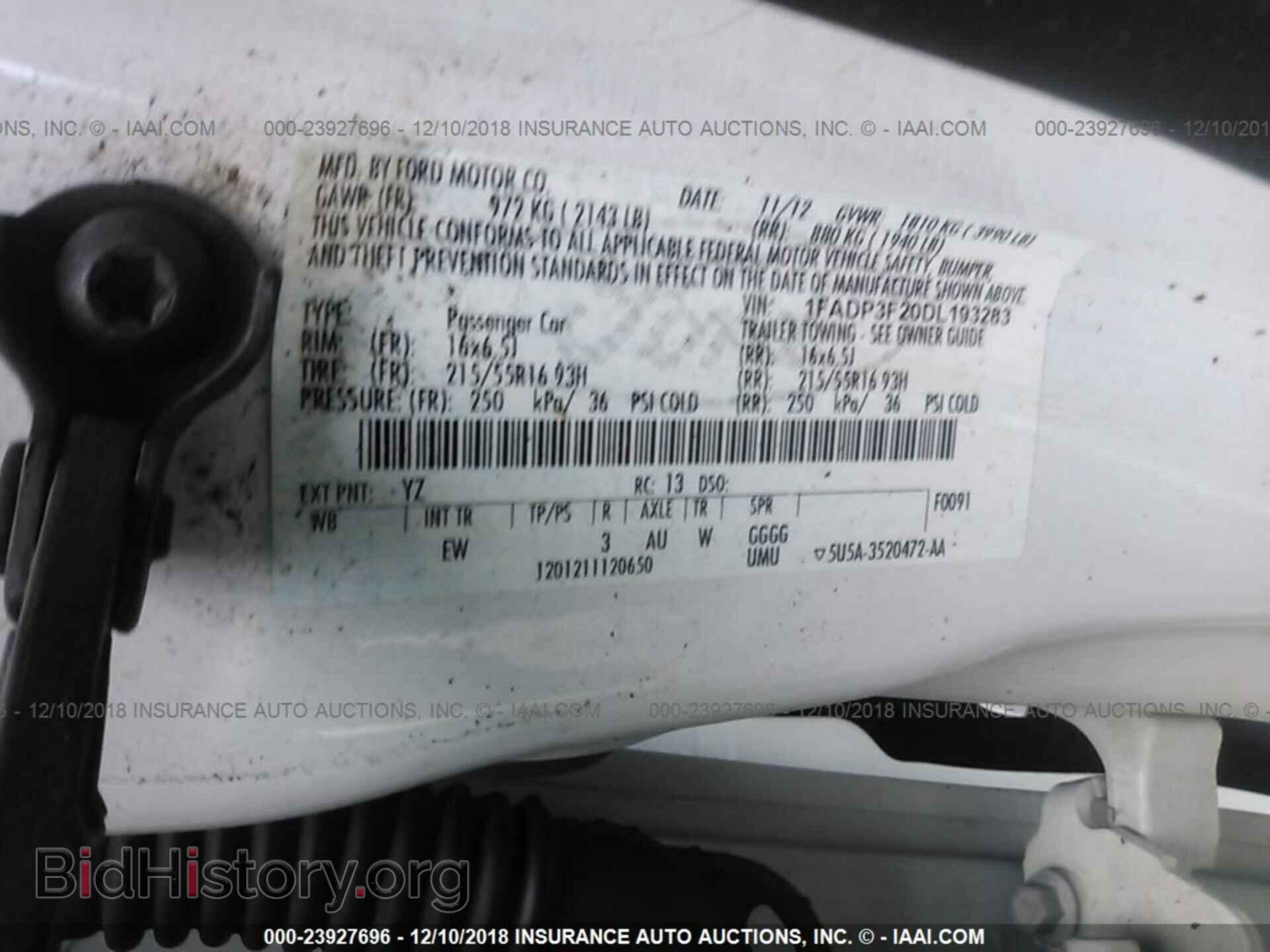 2013 FORD FOCUS - VIN: 1FADP3F20DL193283 - Photo 9