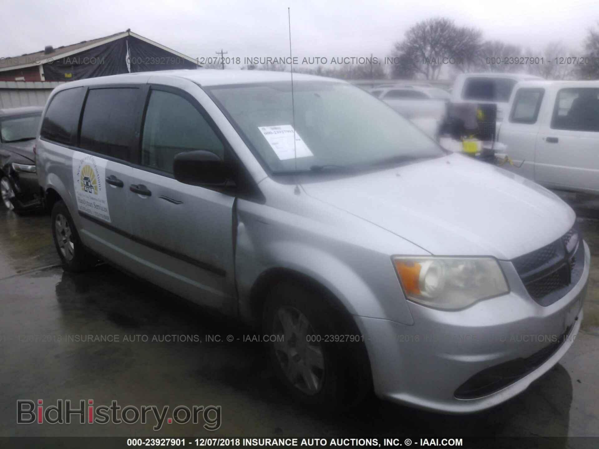 Photo 2C4JDGAG3CR318282 - DODGE RAM VAN 2012