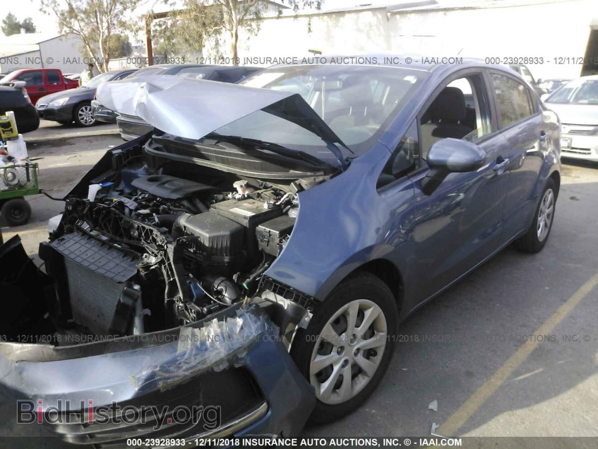 2016 KIA RIO - VIN: KNADM4A38G6677338 - Фото 2