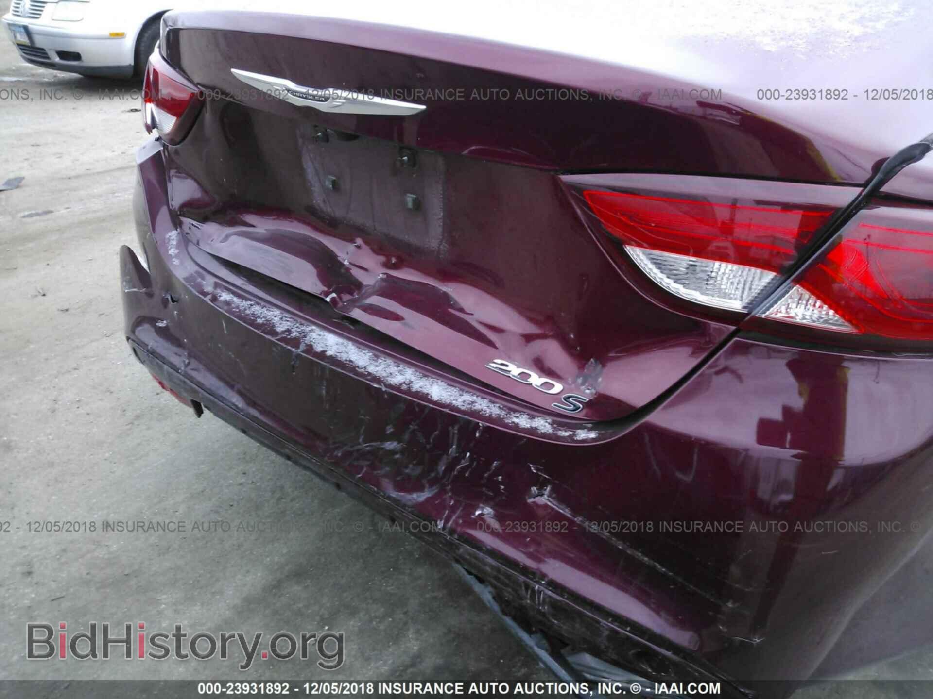 2015 CHRYSLER 200 - VIN: 1C3CCCBB7FN573238 - Фото 6