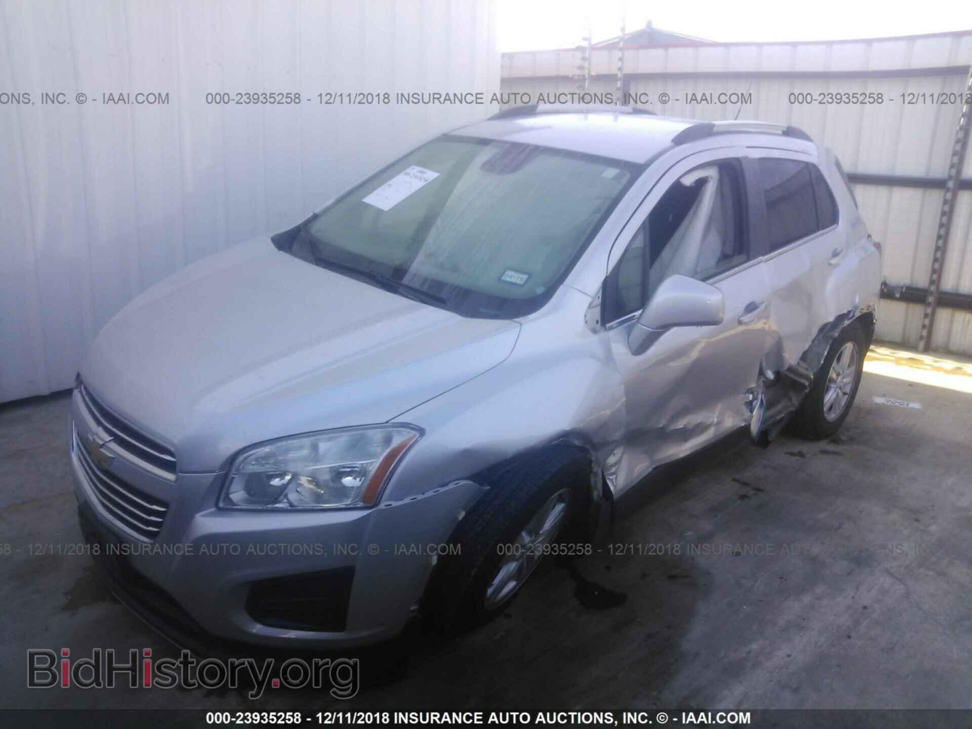 2016 CHEVROLET TRAX - VIN: KL7CJLSB4GB548864 - Фото 2