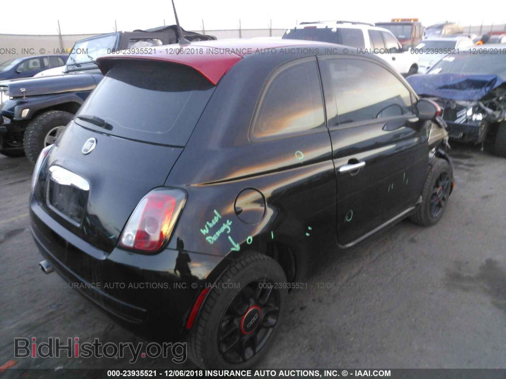 2015 FIAT 500 - VIN: 3C3CFFAR5FT608012 - Фото 4