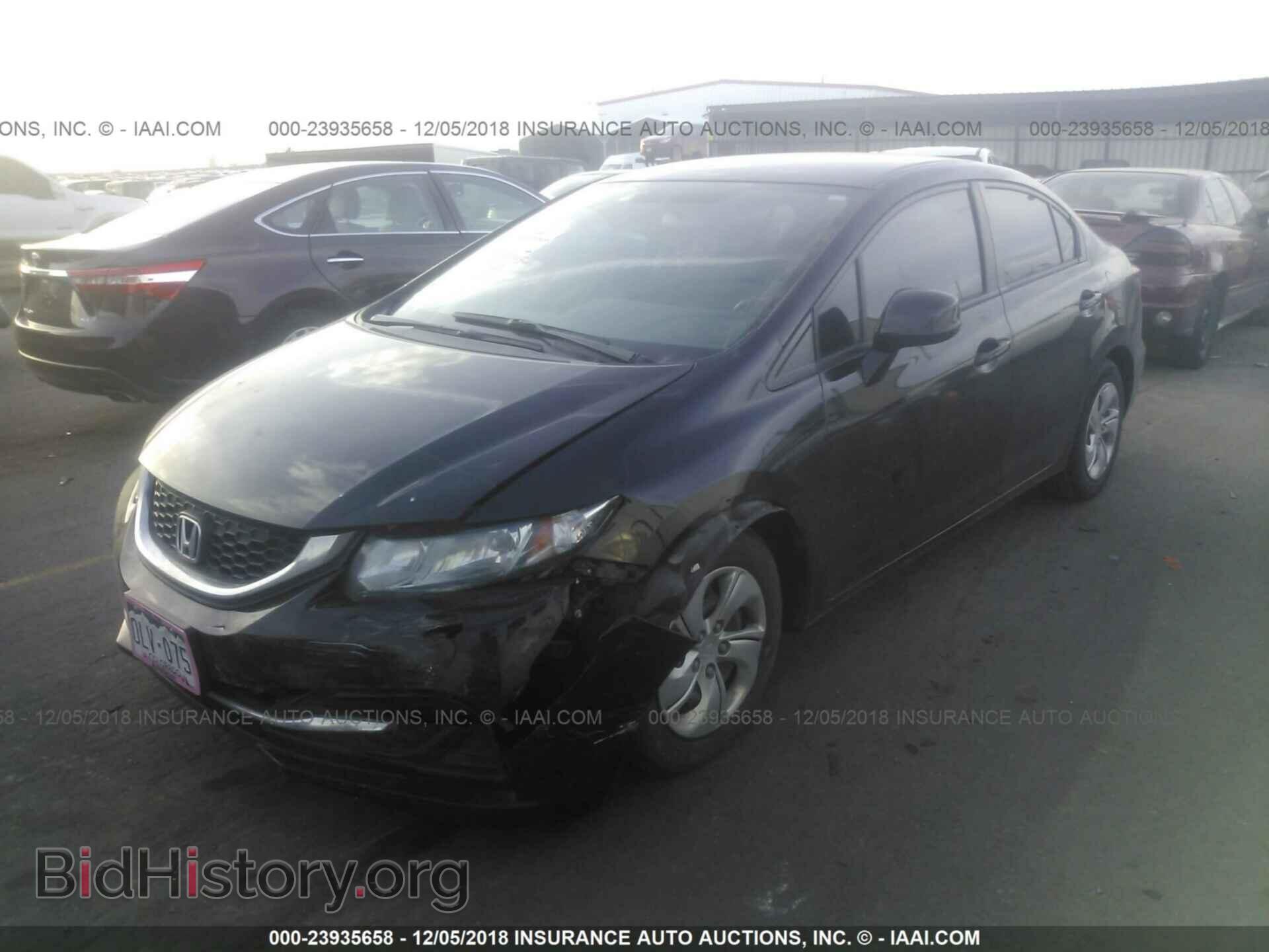 2013 HONDA CIVIC - VIN: 2HGFB2F55DH594056 - Фото 2
