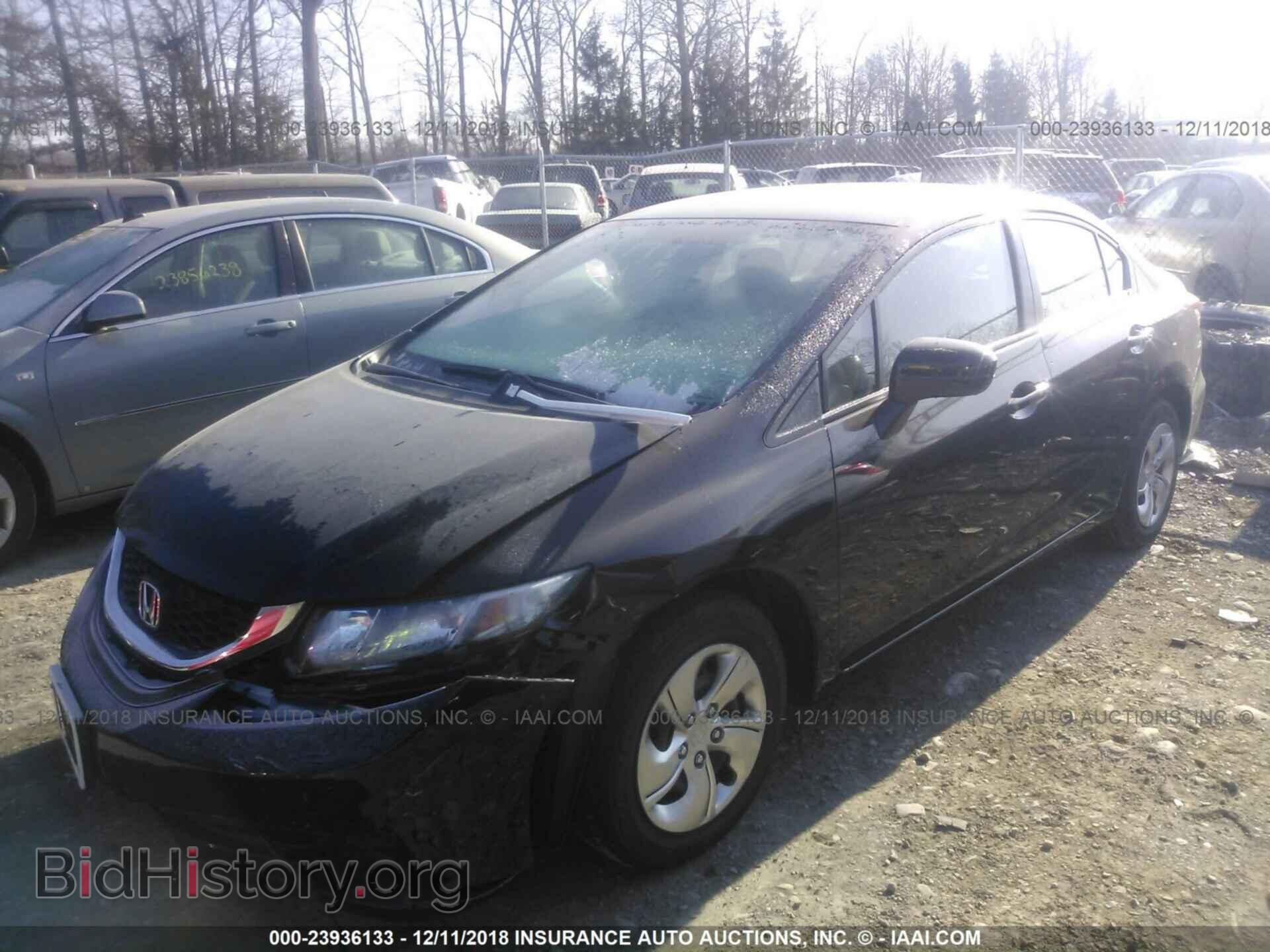2014 HONDA CIVIC - VIN: 2HGFB2F55EH534442 - Photo 2