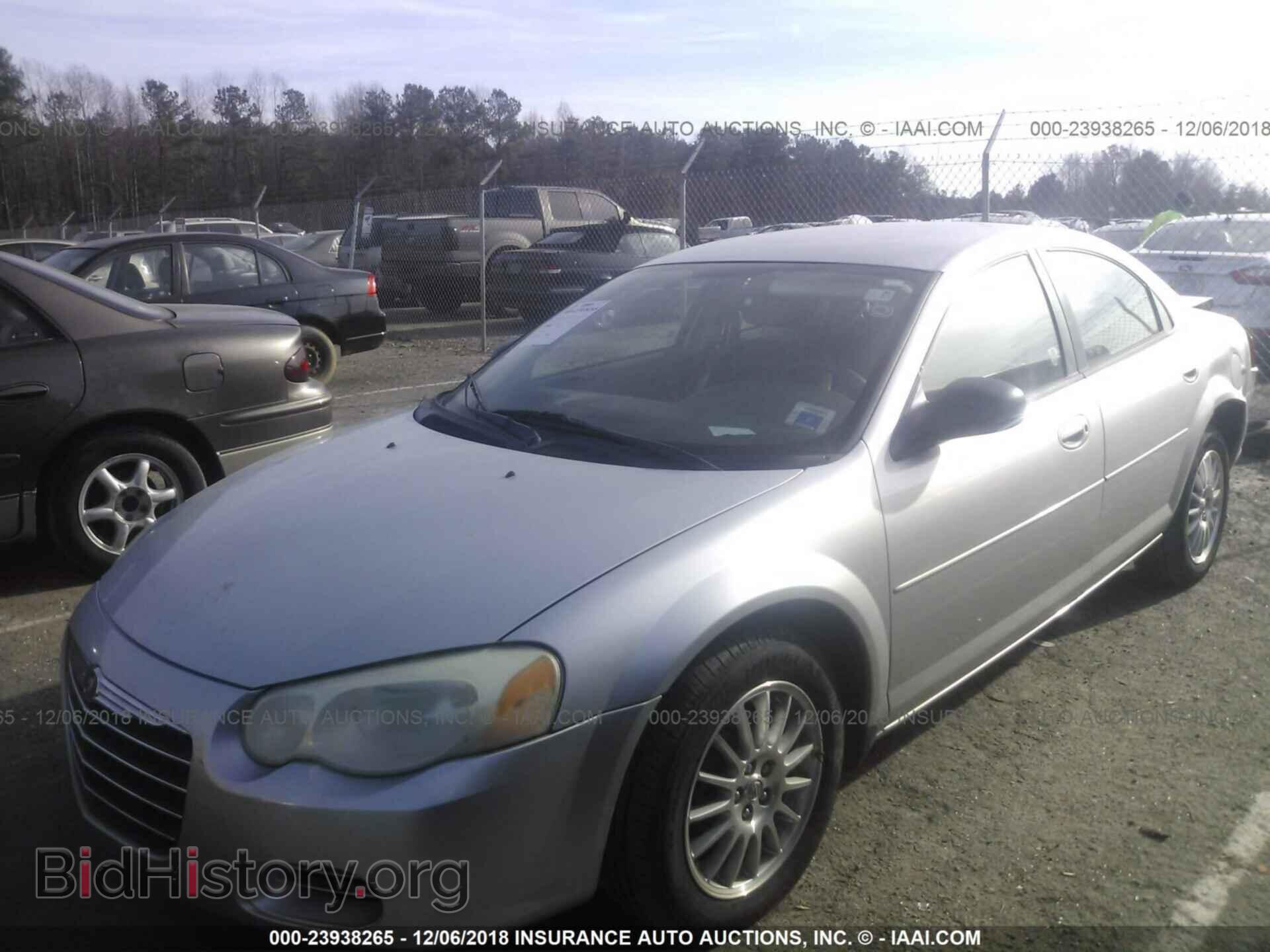 2004 CHRYSLER SEBRING - VIN: 1C3EL56R04N304331 - Фото 2
