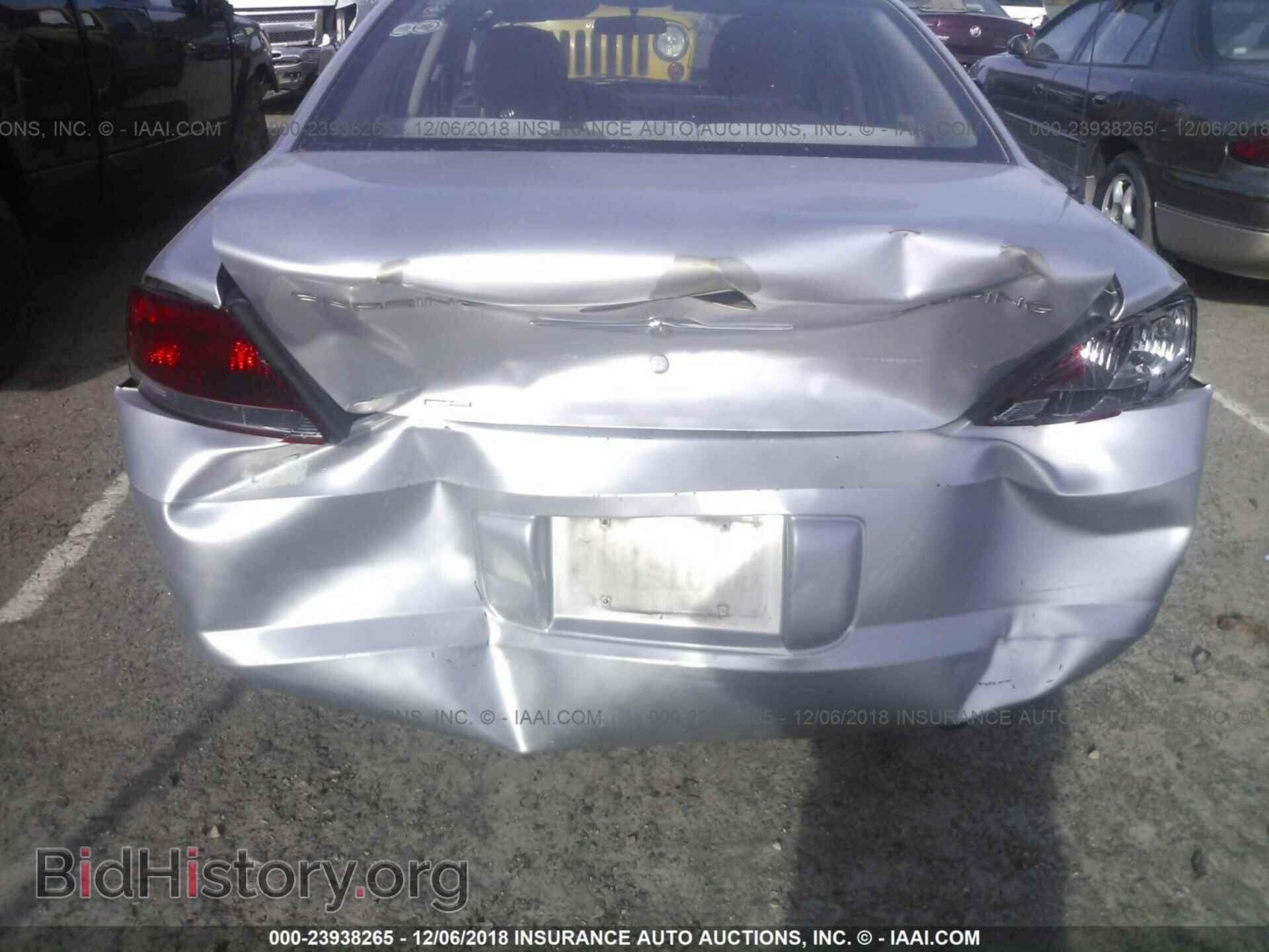 2004 CHRYSLER SEBRING - VIN: 1C3EL56R04N304331 - Фото 6