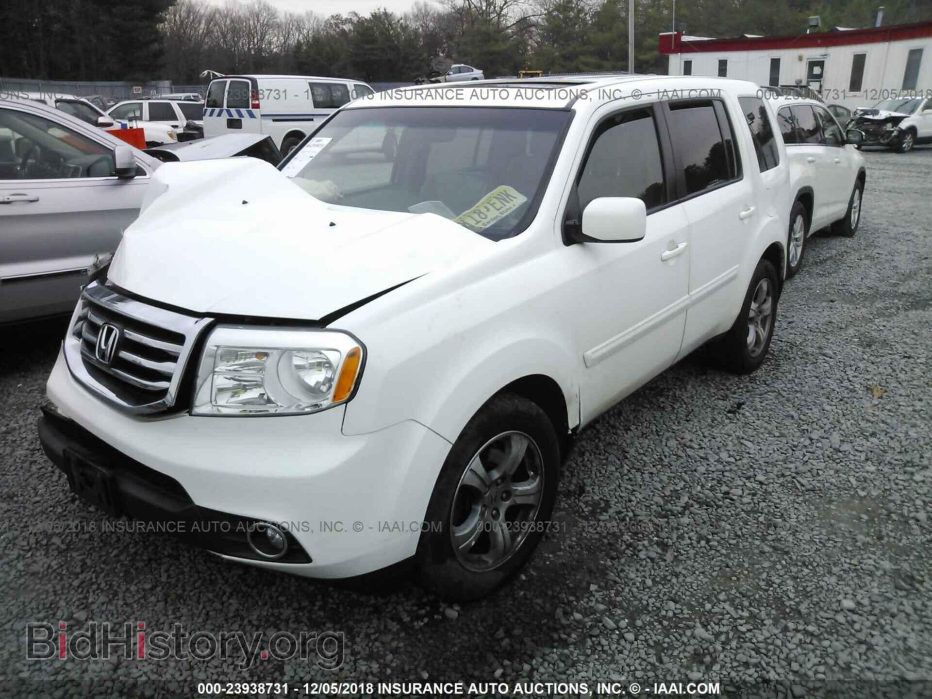 2012 HONDA PILOT - VIN: 5FNYF4H70CB029286 - Фото 2