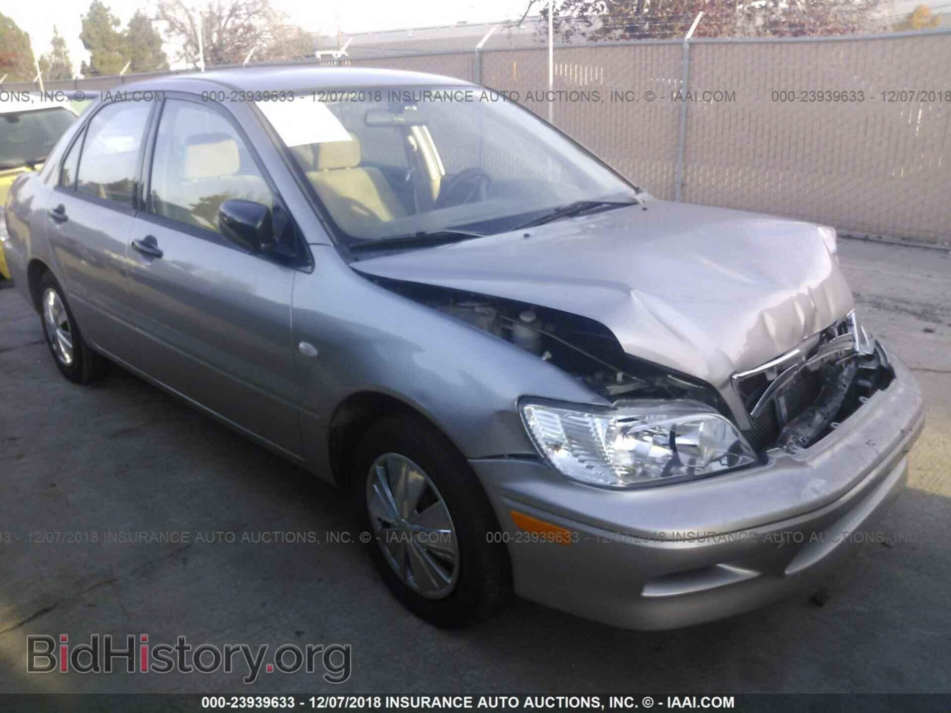 Photo JA3AJ26E33U005298 - MITSUBISHI LANCER 2003